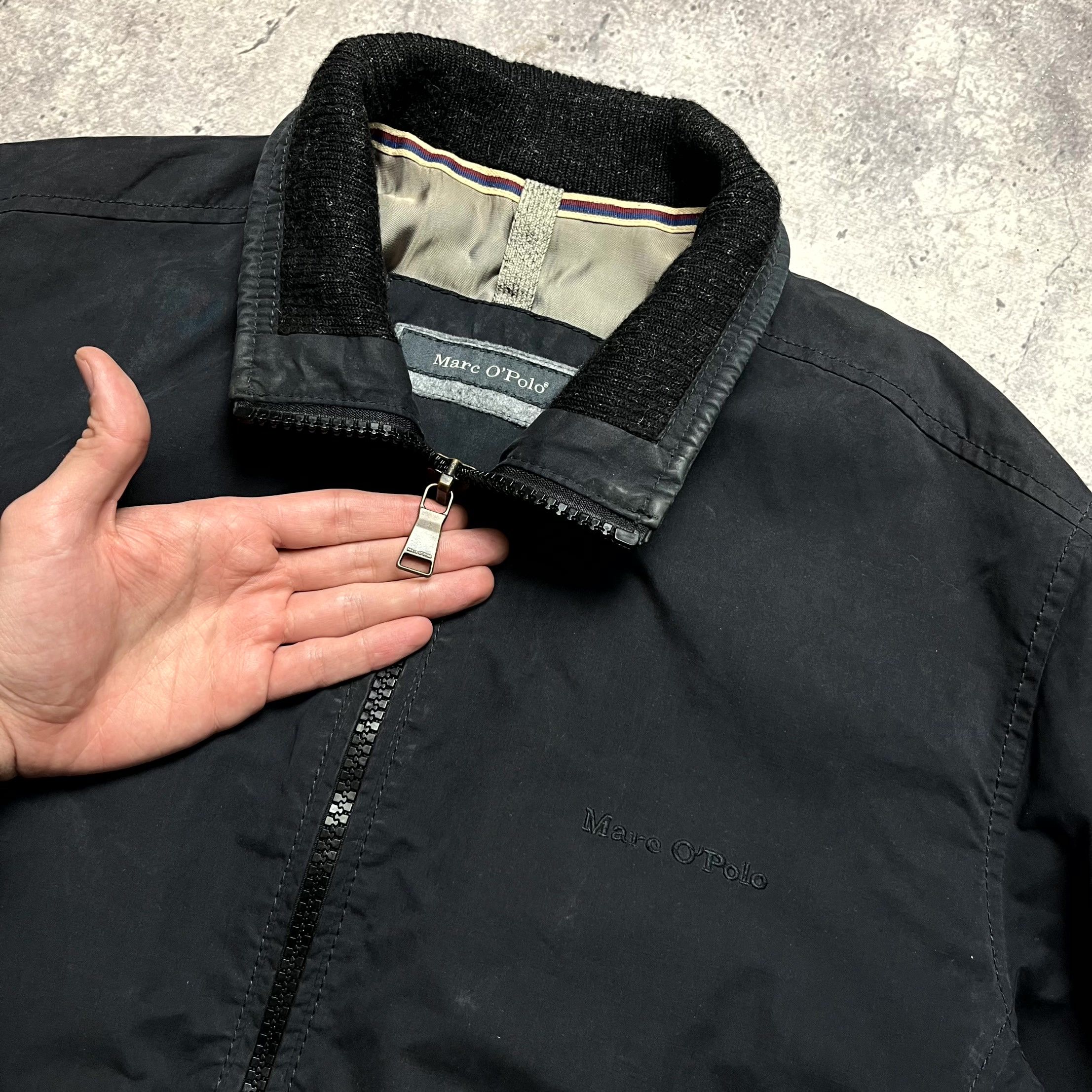 Marc O'Polo Marc O’Polo Full Zip Casual Navy Blue Bomber Jacket Size M Size US M / EU 48-50 / 2 - 5 Thumbnail