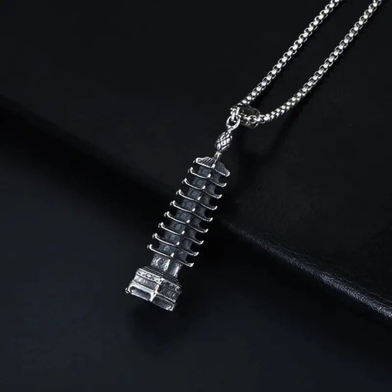 Jewelry Pagoda Pendant Necklace Size ONE SIZE - 5 Thumbnail