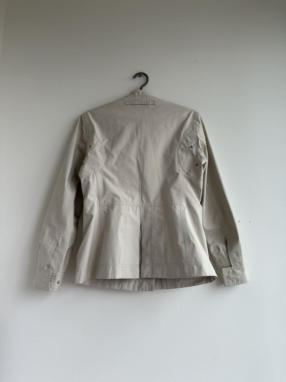Prada Vintage Prada Gore-Tex Women's White Bomber Biker Jacket 44 Size M / US 6-8 / IT 42-44 - 2 Thumbnail