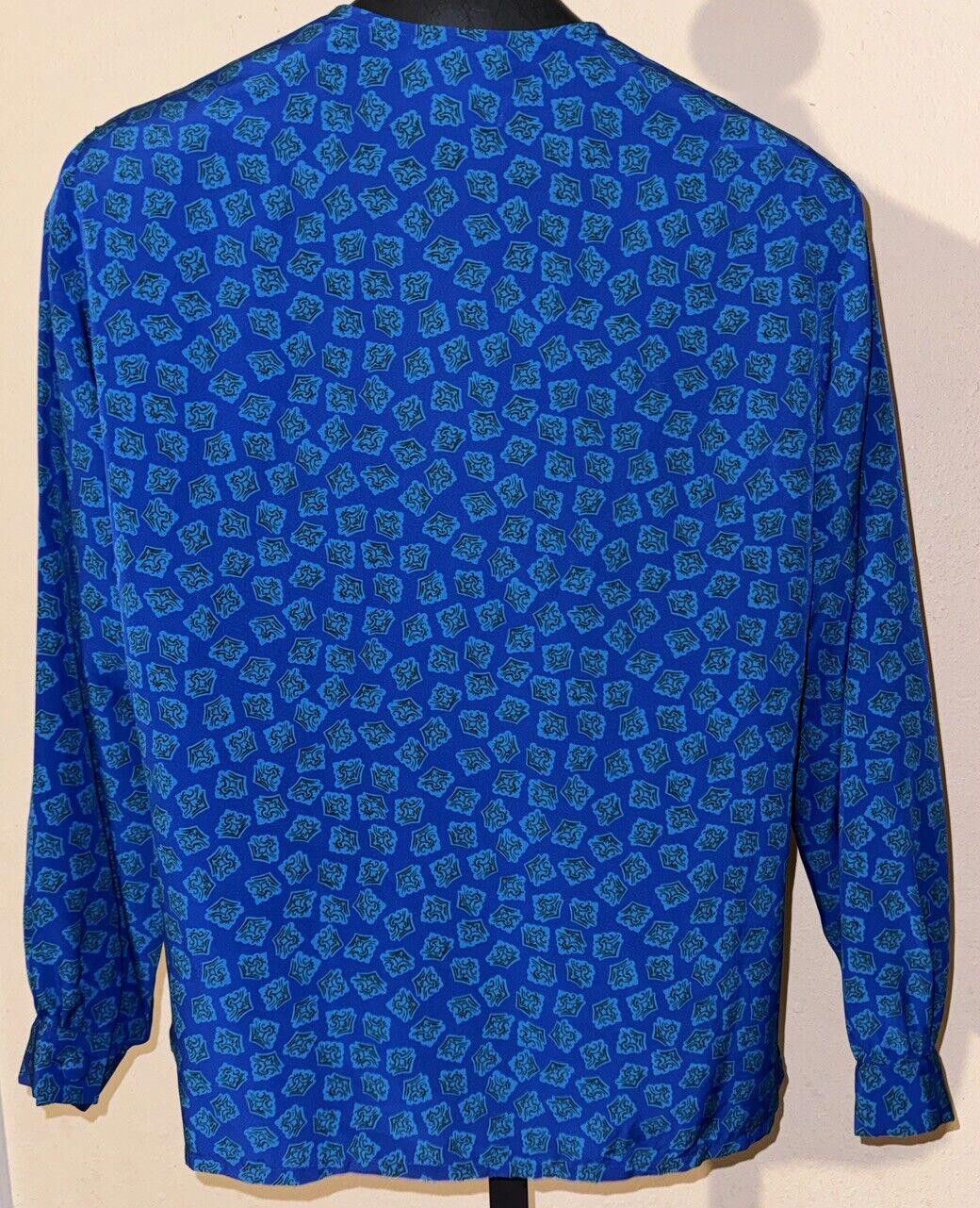 Pendleton Vintage Country Sophisticates Pendleton Blue Blouse 16 XL Size XXL / US 16-18 / IT 52-54 - 4 Thumbnail