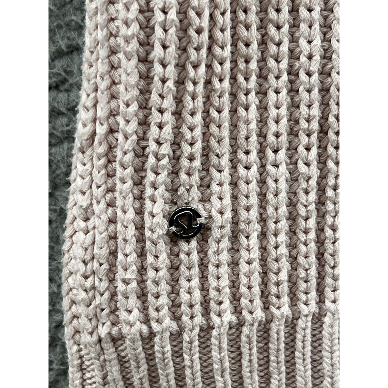 Lululemon Lululemon Pink Raglan Sleeve High Cable Neck Knit Sweater 2 Size XS / US 0-2 / IT 36-38 - 4 Thumbnail