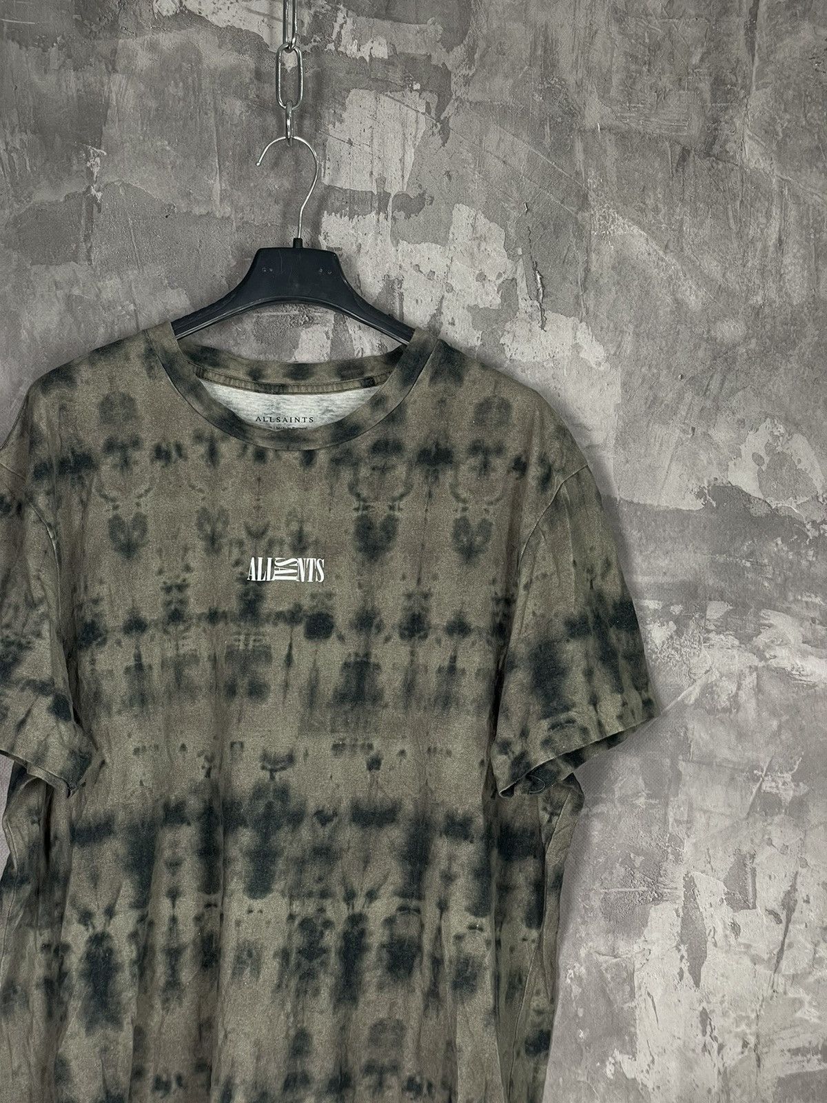 Allsaints × Japanese Brand Avant Garde Y2K Japanese Style Tie Dye T shirt Size US S / EU 44-46 / 1 - 4 Thumbnail