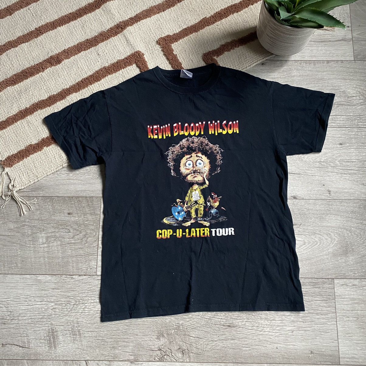 Band Tees HUMOUR Y2K KEVIN BLOODY WILSON TOUR T SHIRT Size US M / EU 48-50 / 2 - 1 Thumbnail