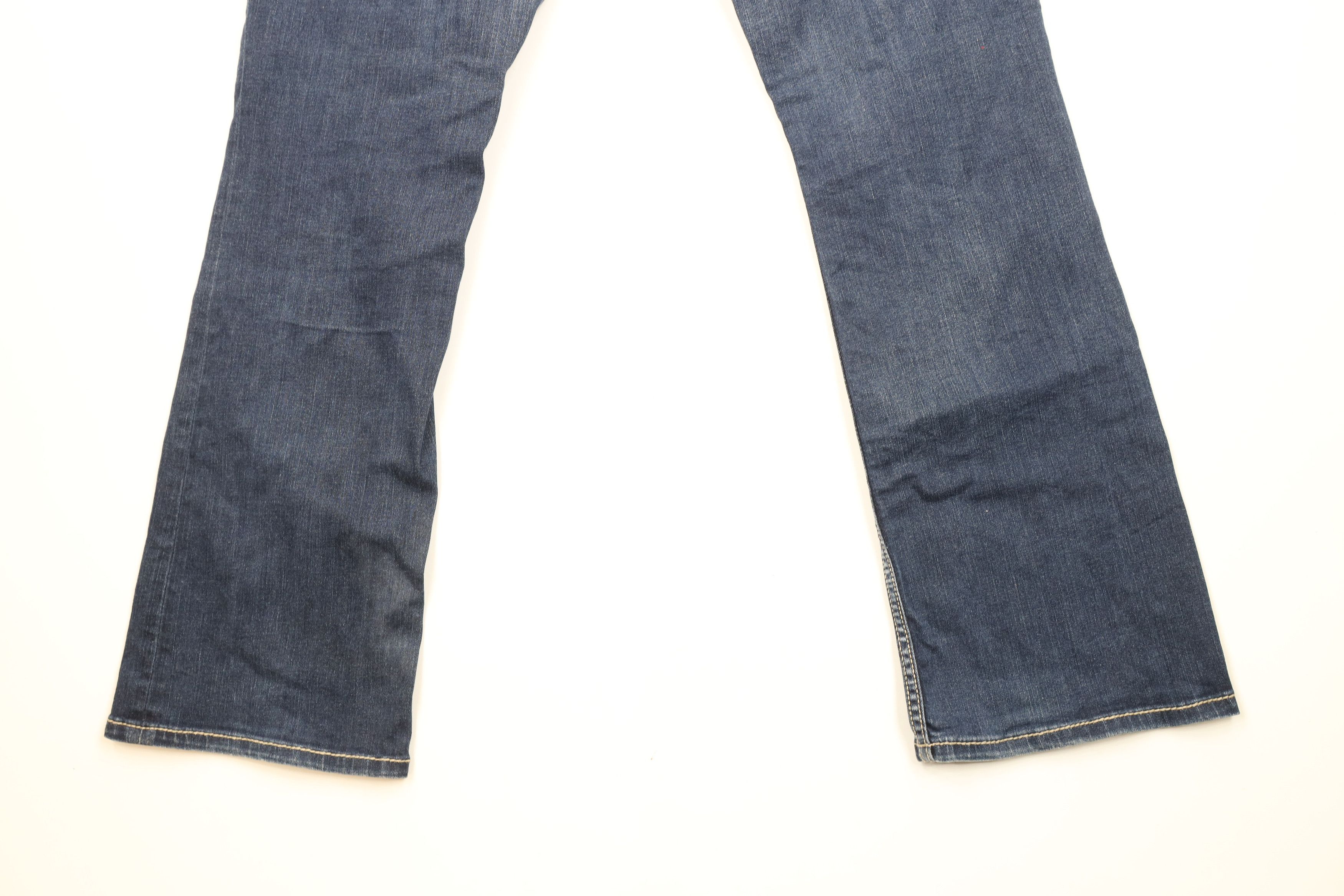 Vintage Buckle BKE Stitch Stretch Payton Flared Wide Leg Denim Jeans Size 30" / US 8 / IT 44 - 12 Thumbnail