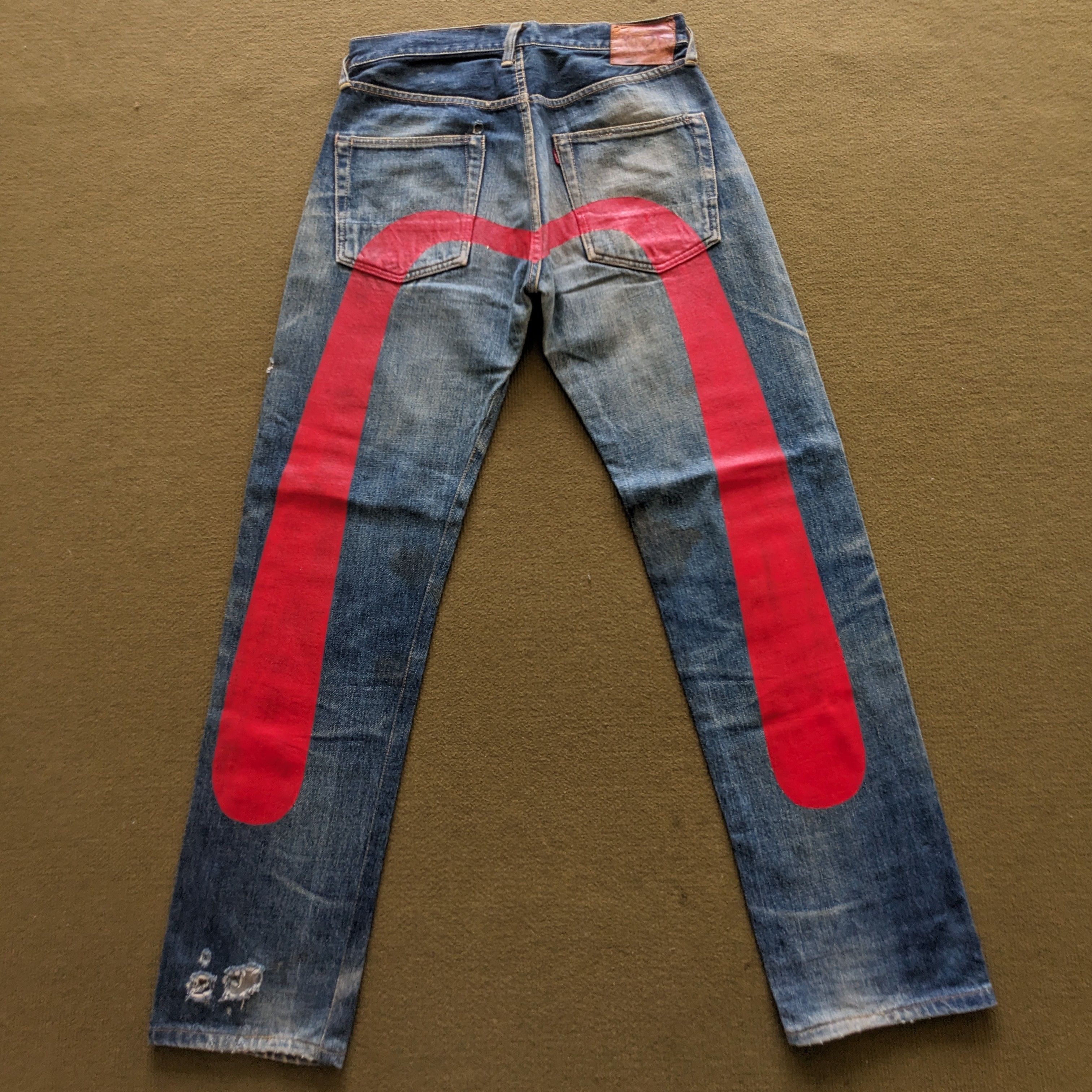 Evisu Vintage EVISU Japanese Fashion Brand Denim Custom Jeans Size US 29 - 1 Thumbnail
