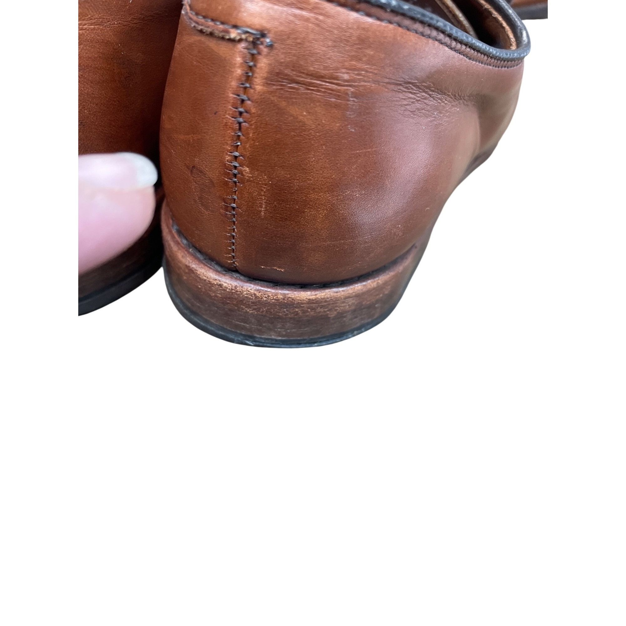 Allen Edmonds Allen Edmonds Delray Mens brown leather derby oxfords shoes Size US 9 / EU 42 - 13 Thumbnail