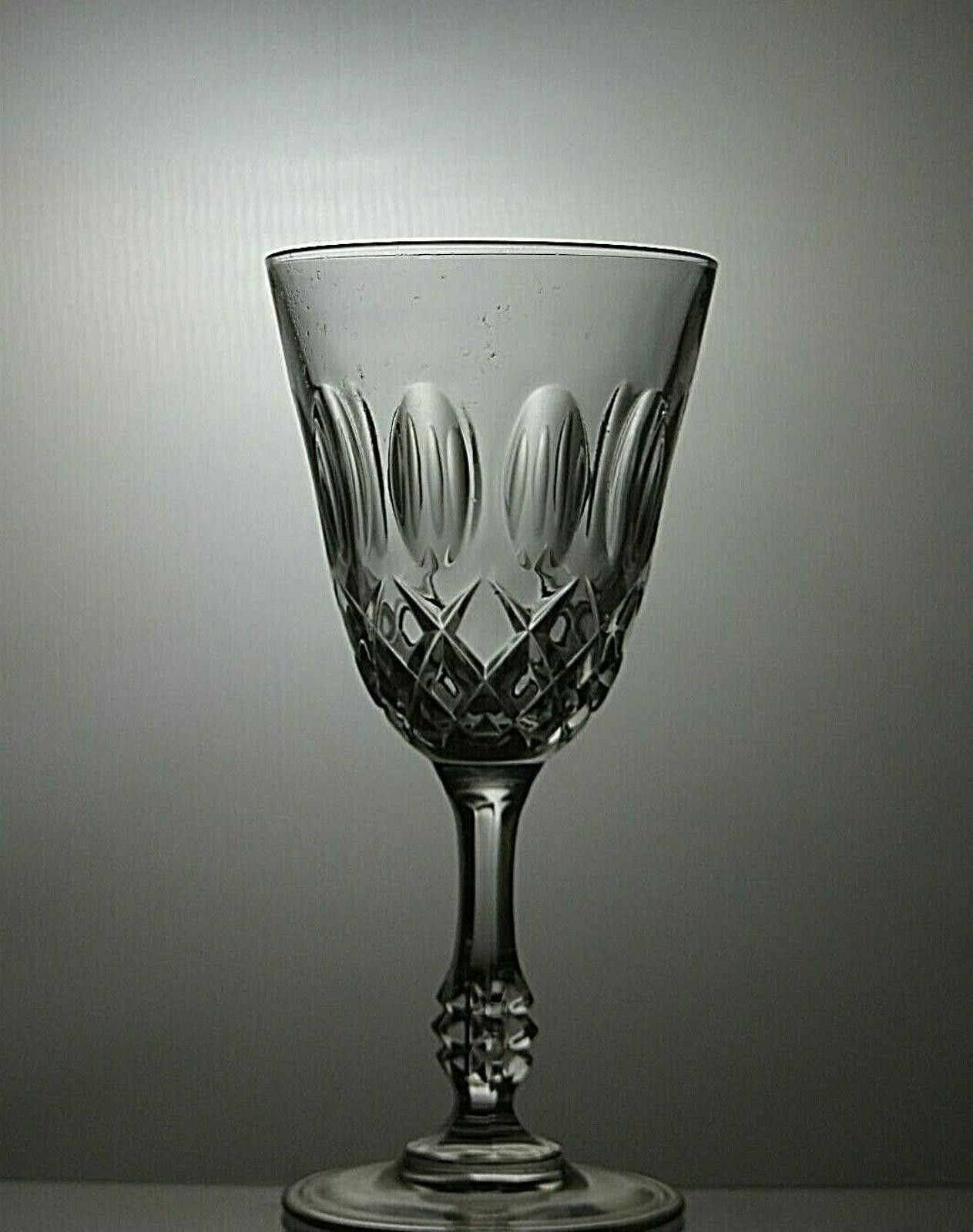Other 5 x Royal Crystal Rock Linea Medici Cut Claret Wine Glasses Size ONE SIZE - 5 Thumbnail
