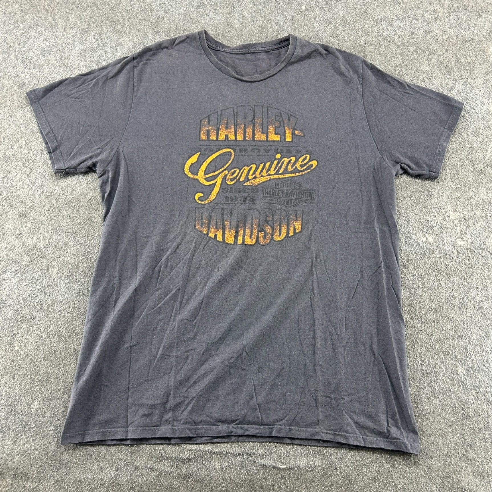 Harley Davidson Harley-Davidson Shirt Mens XL Grey Short Sleeve Spellout Palm Springs California Vintage No Size US L / EU 52-54 / 3 - 2 Thumbnail