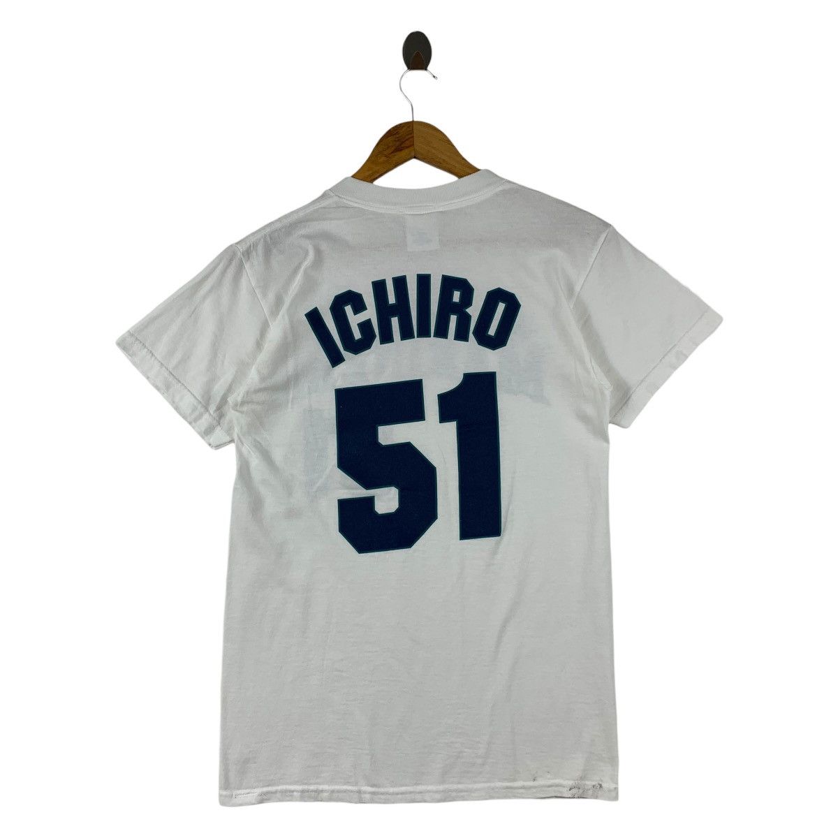 NBA × Vintage Vintage 90s SEATTLE MARINERS Ichiro printed tee Size US S / EU 44-46 / 1 - 4 Thumbnail