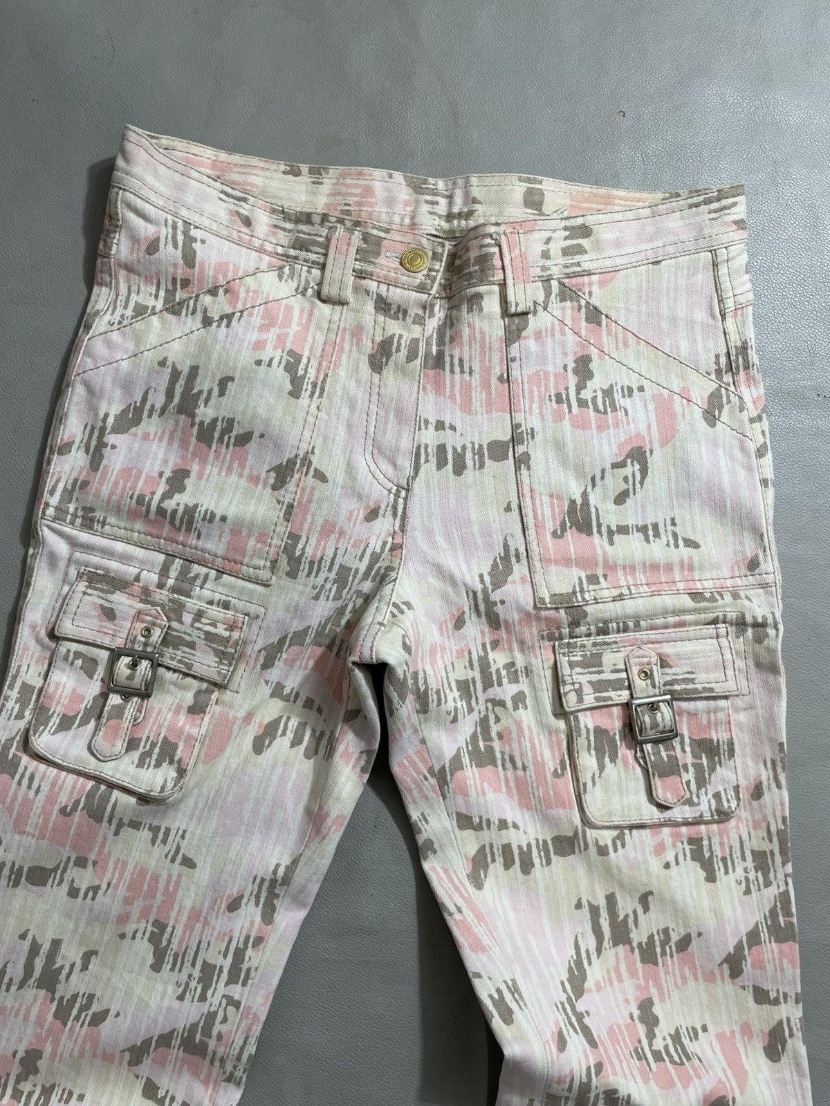 Japanese Brand Japan flared camo jeans pocket Size US 29 - 2 Thumbnail