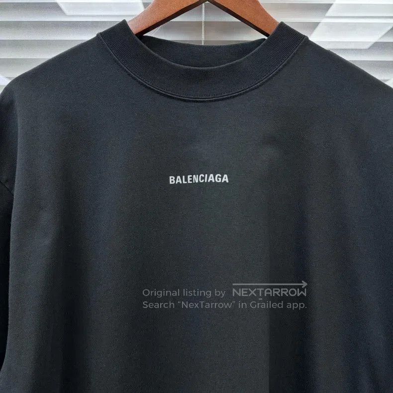 Balenciaga Balenciaga Reflective Logo Short Sleeve T-Shirt Size US M / EU 48-50 / 2 - 4 Thumbnail