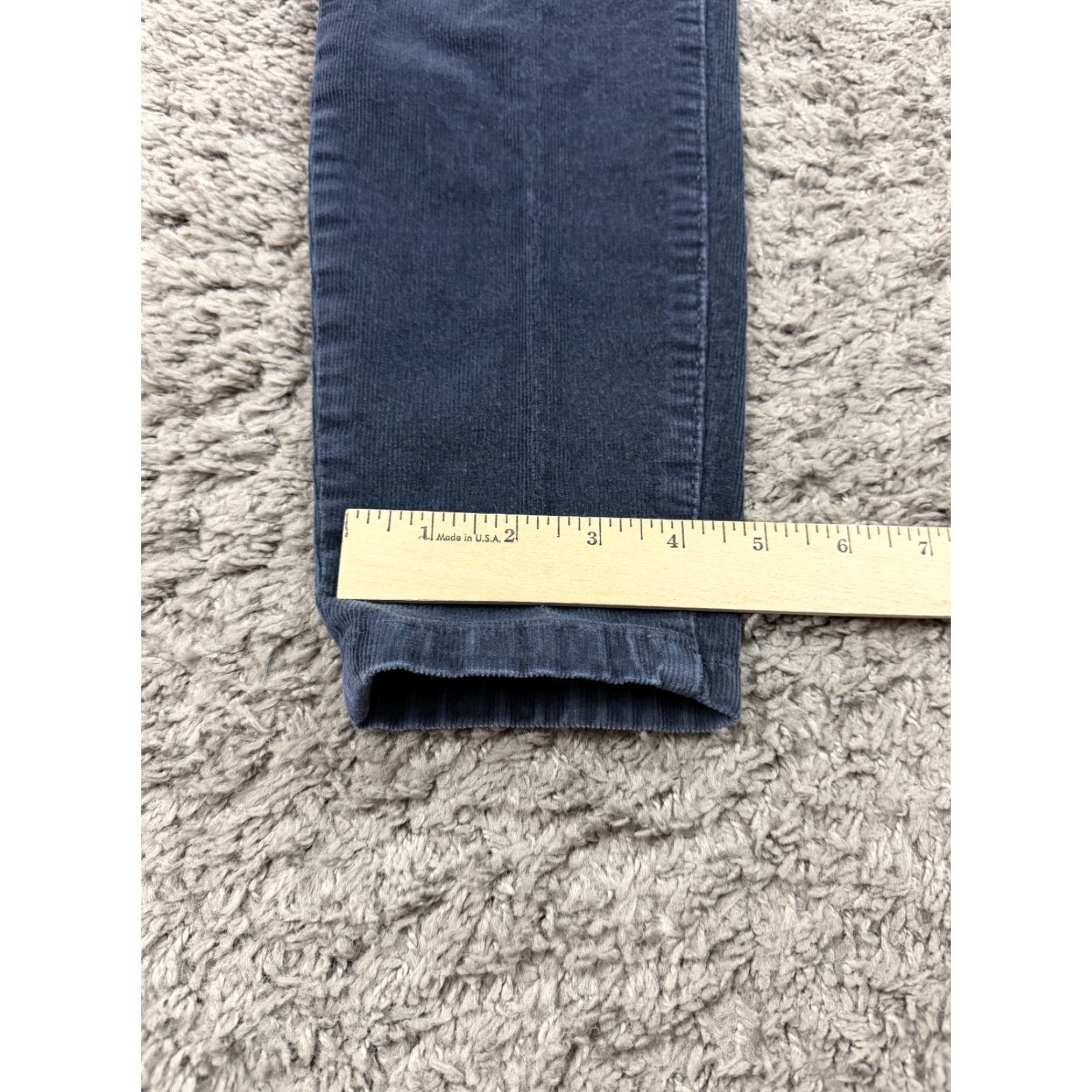 Patagonia Patagonia Pants Womens 27 Blue Corduroy Ankle Skinny Mid Rise Stretch 25x27 Size 27" / US 4 / IT 40 - 7 Thumbnail