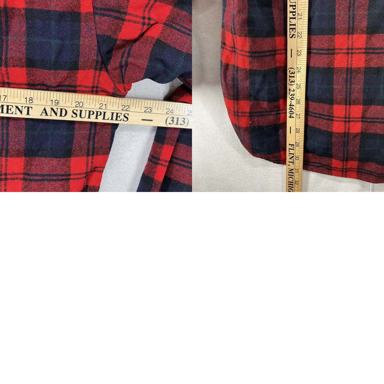 Pendleton VINTAGE Pendleton Wool Flannel Shirt Mens M Long Sleeve Red Plaid USA Retro Board Shirt Size US M / EU 48-50 / 2 - 10 Thumbnail