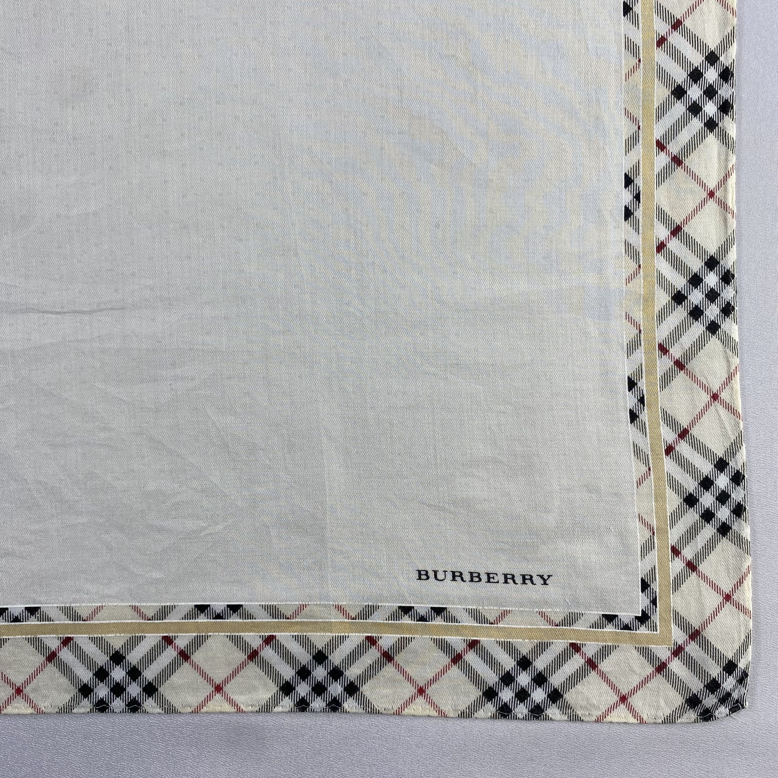 Burberry × Vintage Burberry Handkerchief / Neckerchief / Bandana-P1661 Size ONE SIZE - 3 Thumbnail