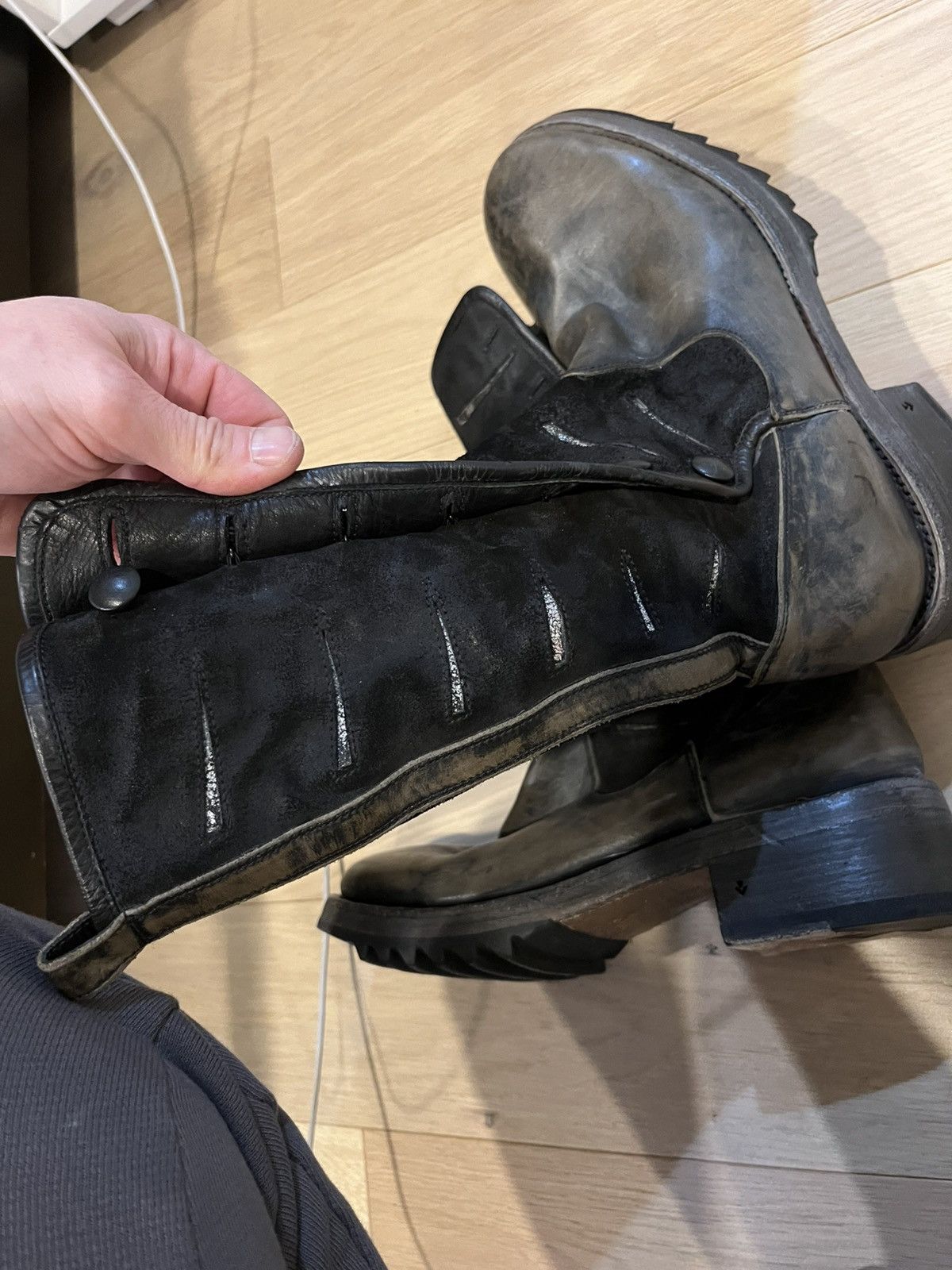 John Varvatos Thayer Tall Button Boot. Size 8.5 EU 41.5 Size US 8.5 / EU 41-42 - 20 Thumbnail