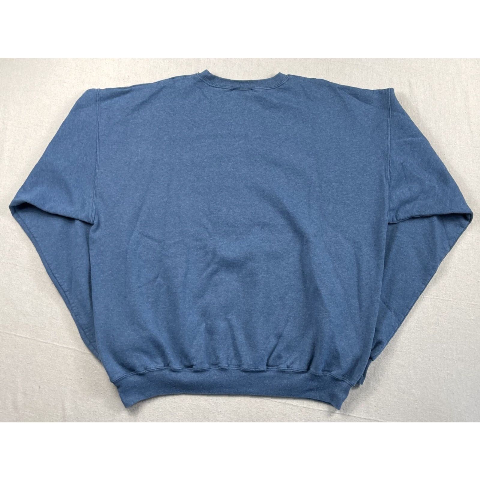 Champion VINTAGE Champion Mens XL Crewneck Sweatshirt Fleece Spell Out Logo Script Blue Size US XL / EU 56 / 4 - 3 Thumbnail