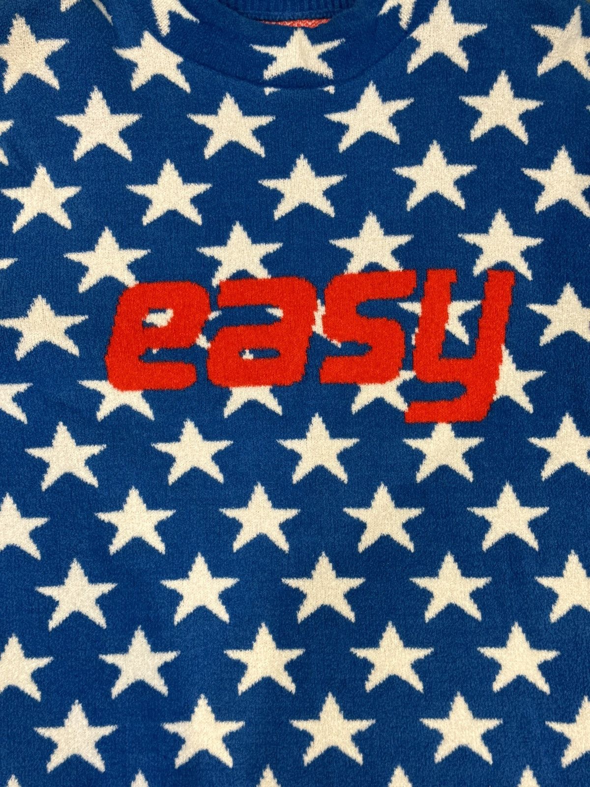 ERL ERL mock-neck intarsia-knit Blue Star jumper Sweater Size US S / EU 44-46 / 1 - 3 Thumbnail