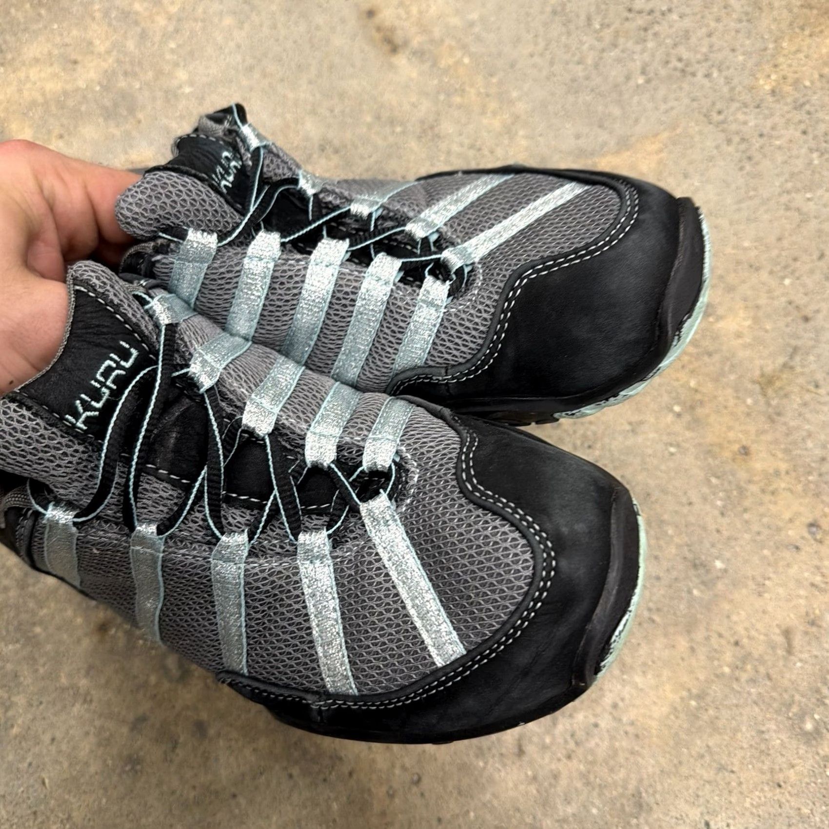 Vintage KURU Chicane Sneakers Womens Size 9 Trail Running Hiking Outdoors Black Teal Size US 9 / IT 39 - 6 Thumbnail