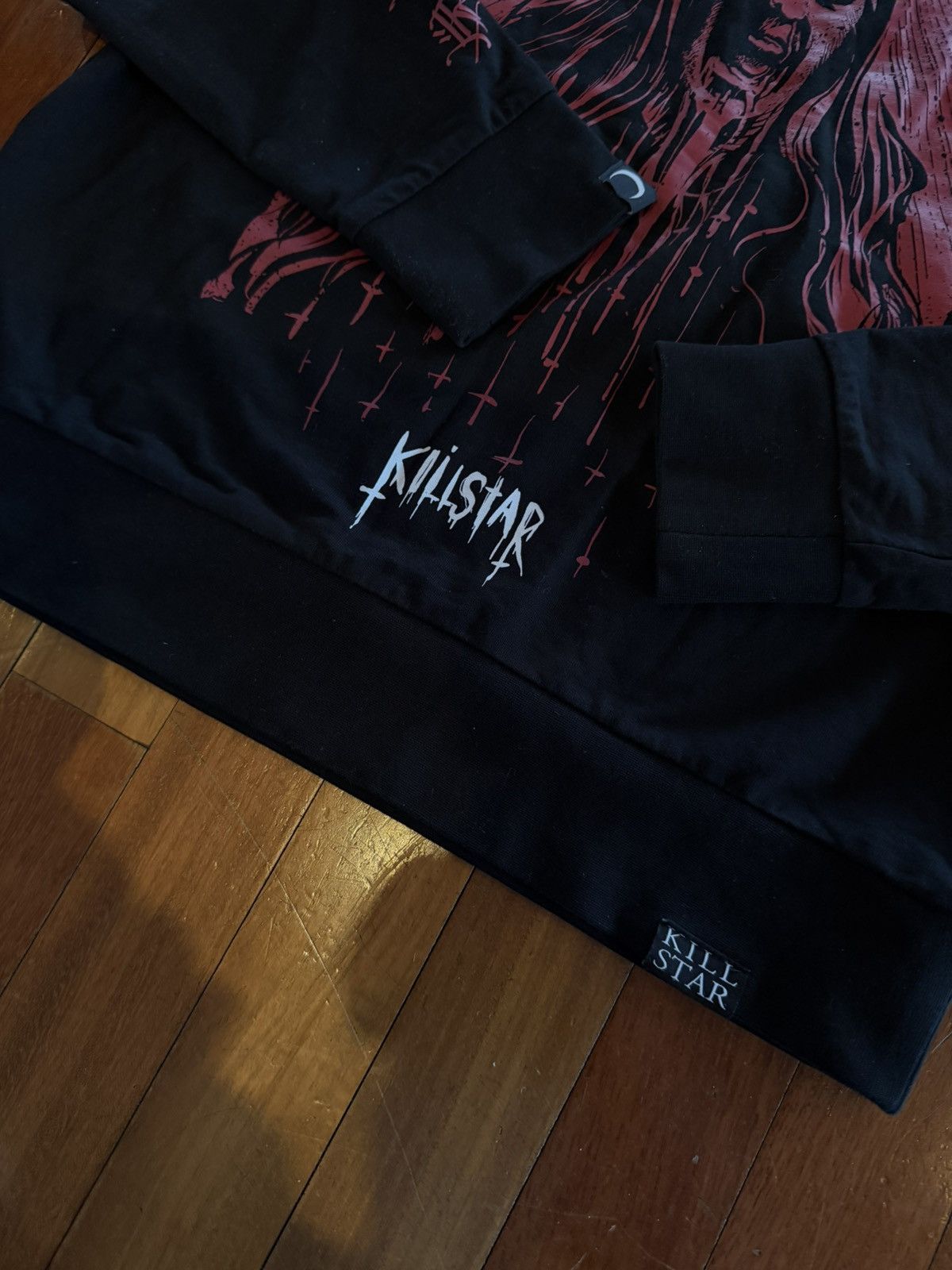 Killstar Killstar “Diablerie” Hoodie – Black – Gothic Graphic Size US L / EU 52-54 / 3 - 4 Thumbnail