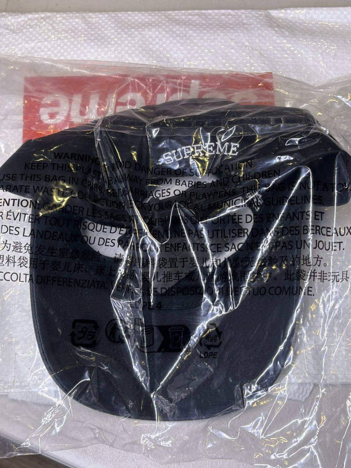 Supreme Supreme x Number Nine 6-Panel Black IN HAND Size ONE SIZE - 2 Thumbnail