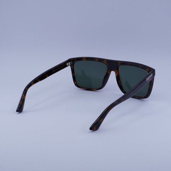 Gucci Gucci GG0748S 003 Sunglasses Havana Square Frame, Green Size ONE SIZE - 9 Thumbnail