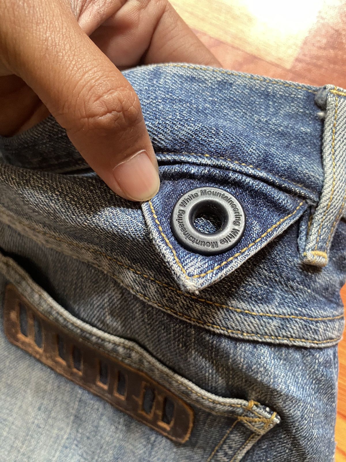Japanese Brand × White Mountaineering Vintage White Mountaineering Selvedge Denim Size US 33 - 13 Thumbnail