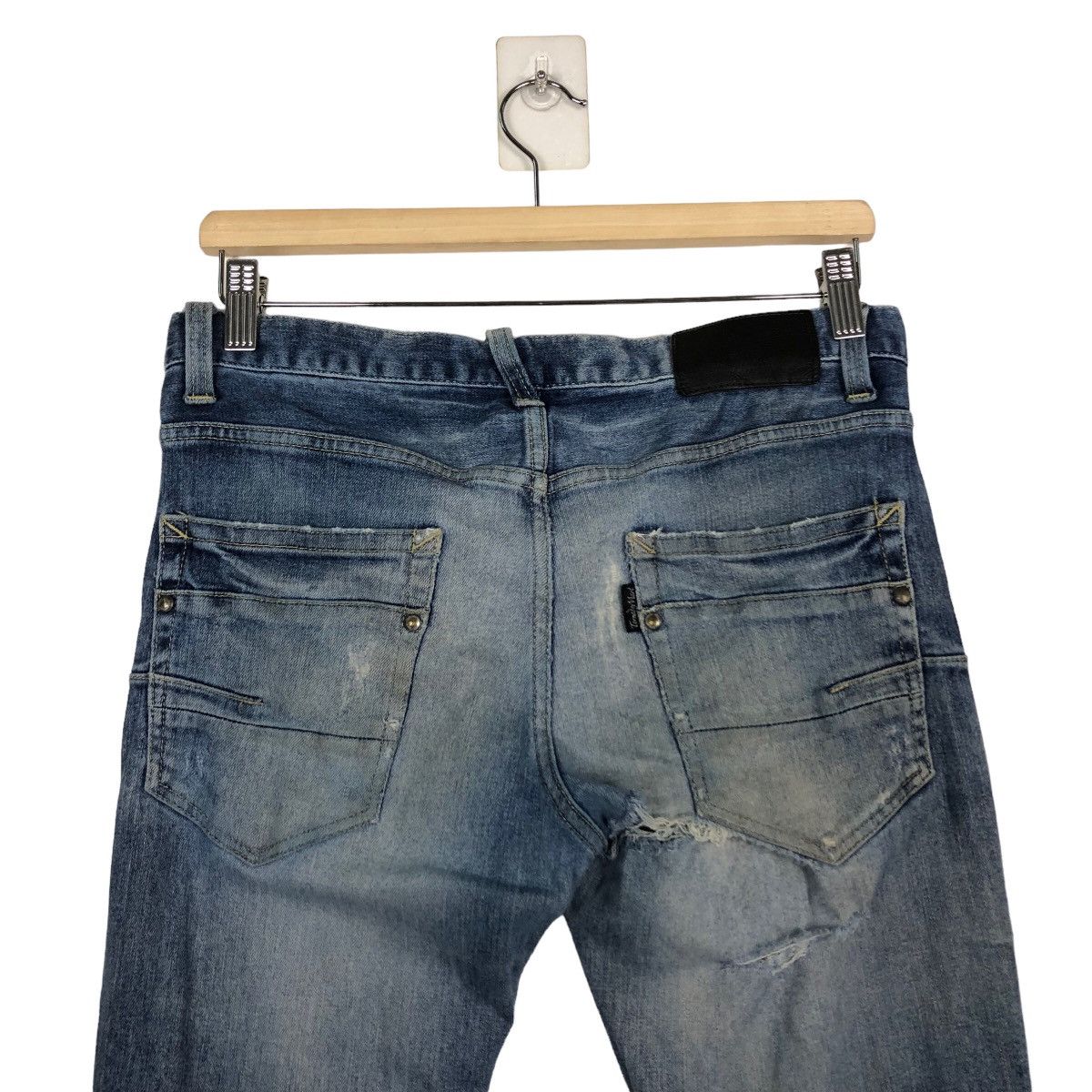 Hysteric Glamour 🔥Punk Design Distressed Tornado Mart Japan Made Size US 32 / EU 48 - 9 Thumbnail