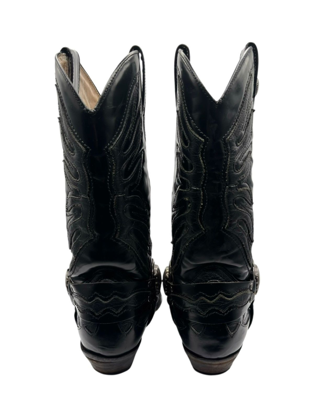 New Rock Vintage New Rock flame leather cowboy boots Size 42 Size US 9 / EU 42 - 4 Thumbnail