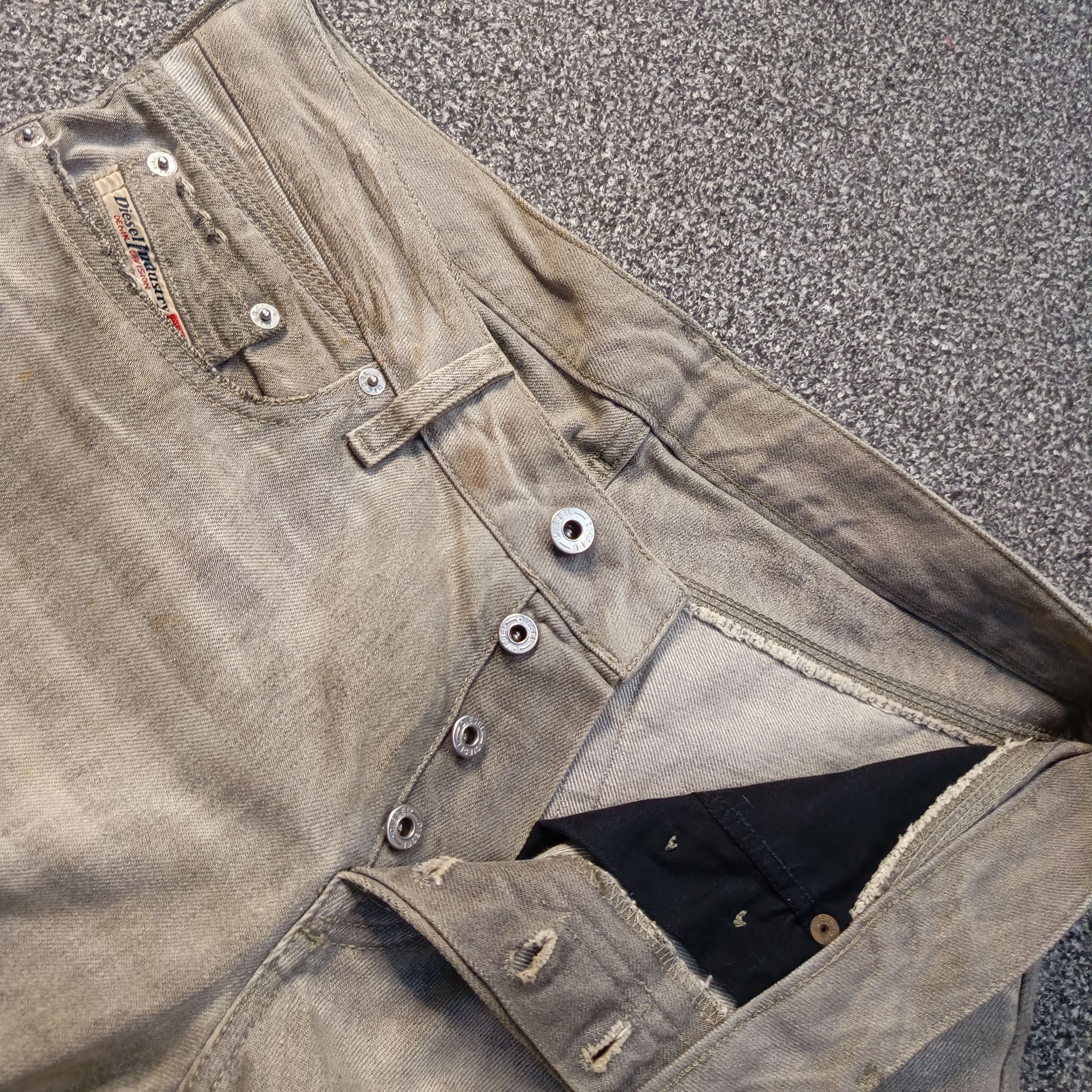 Seditionaries 🔥🔥 Y2k Dirty Earth Diesel Distressed Denim Size US 30 / EU 46 - 9 Thumbnail