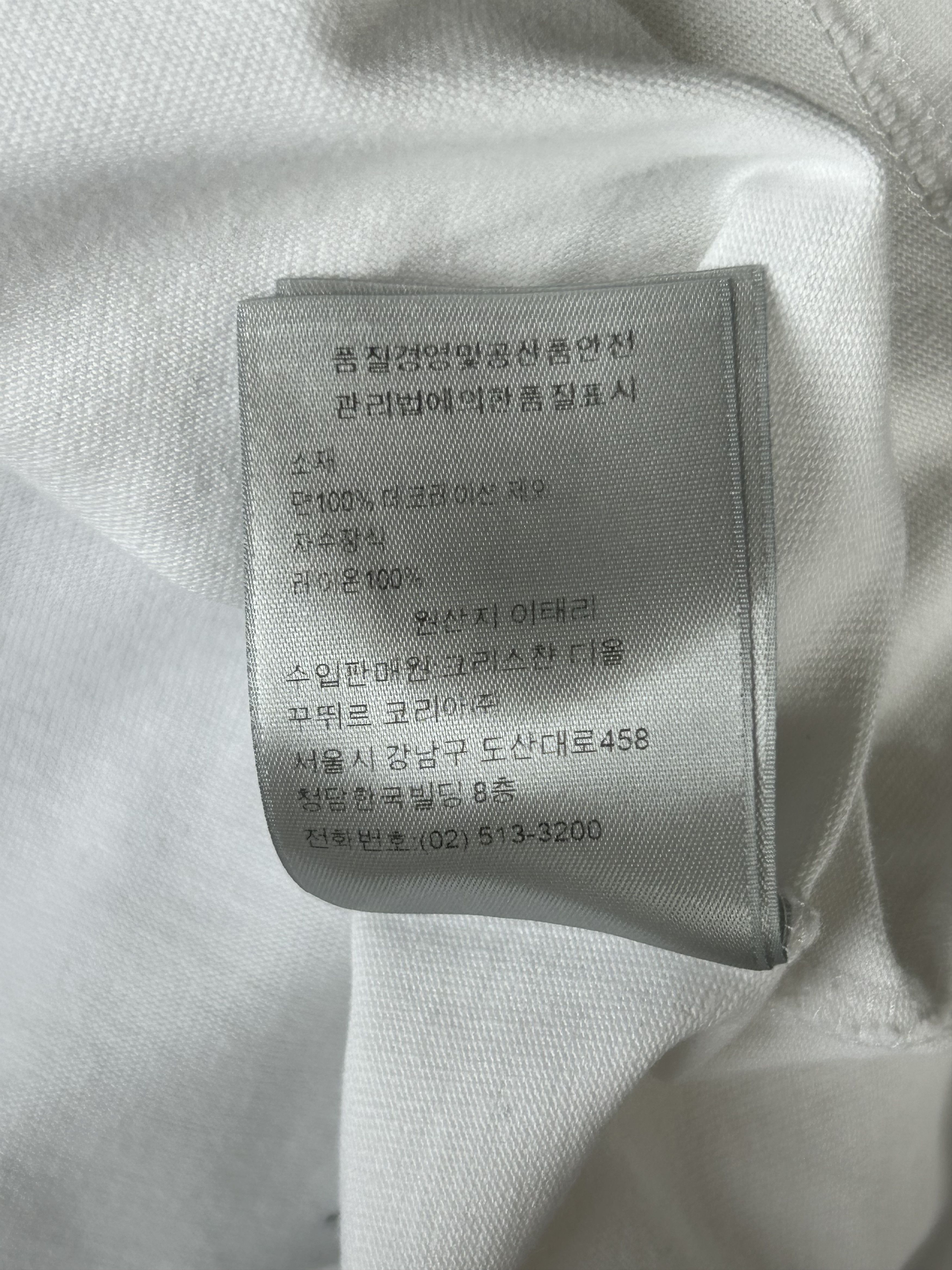 Dior Dior White CD Icon Embroidered T-Shirt Size US XXL / EU 58 / 5 - 6 Thumbnail