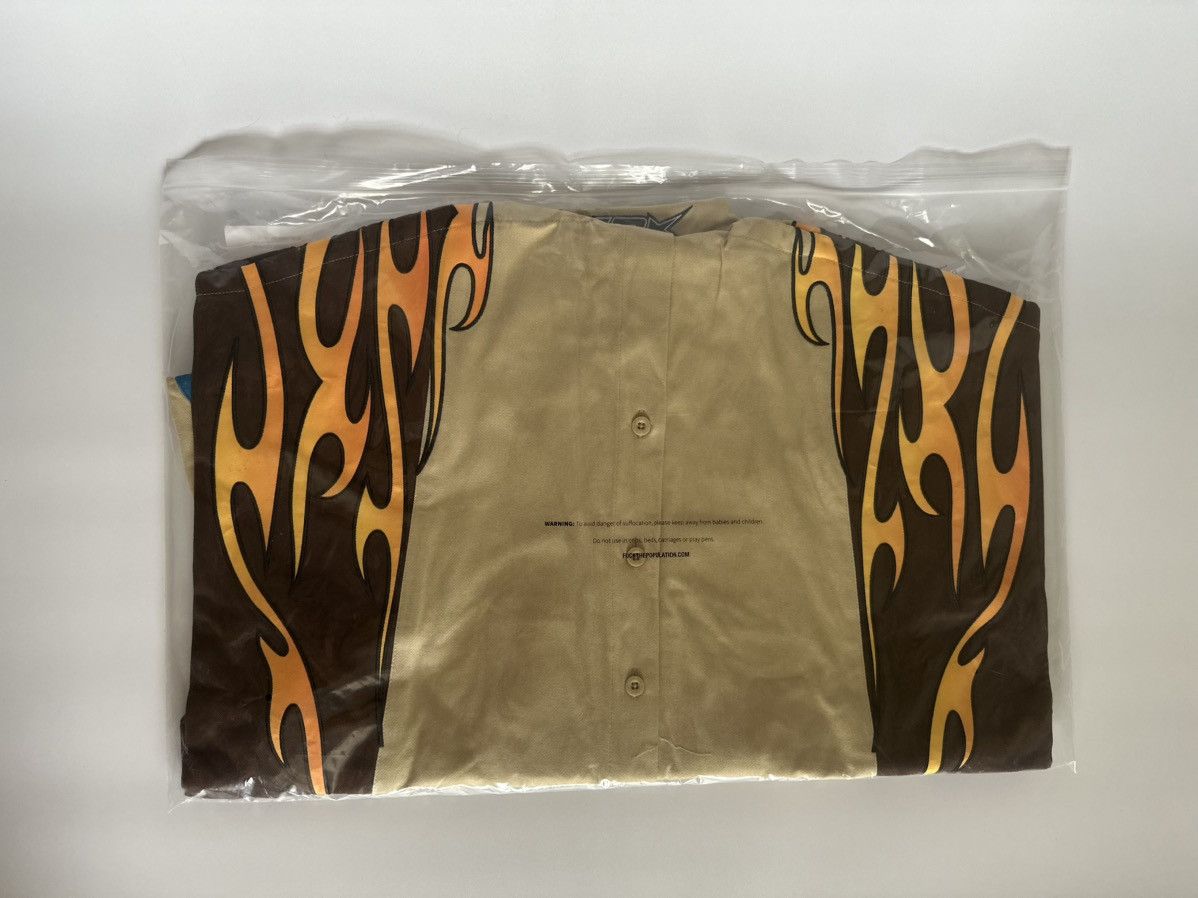 Fuck The Population Raceway Button Up Shirt Khaki Size US L / EU 52-54 / 3 - 4 Thumbnail