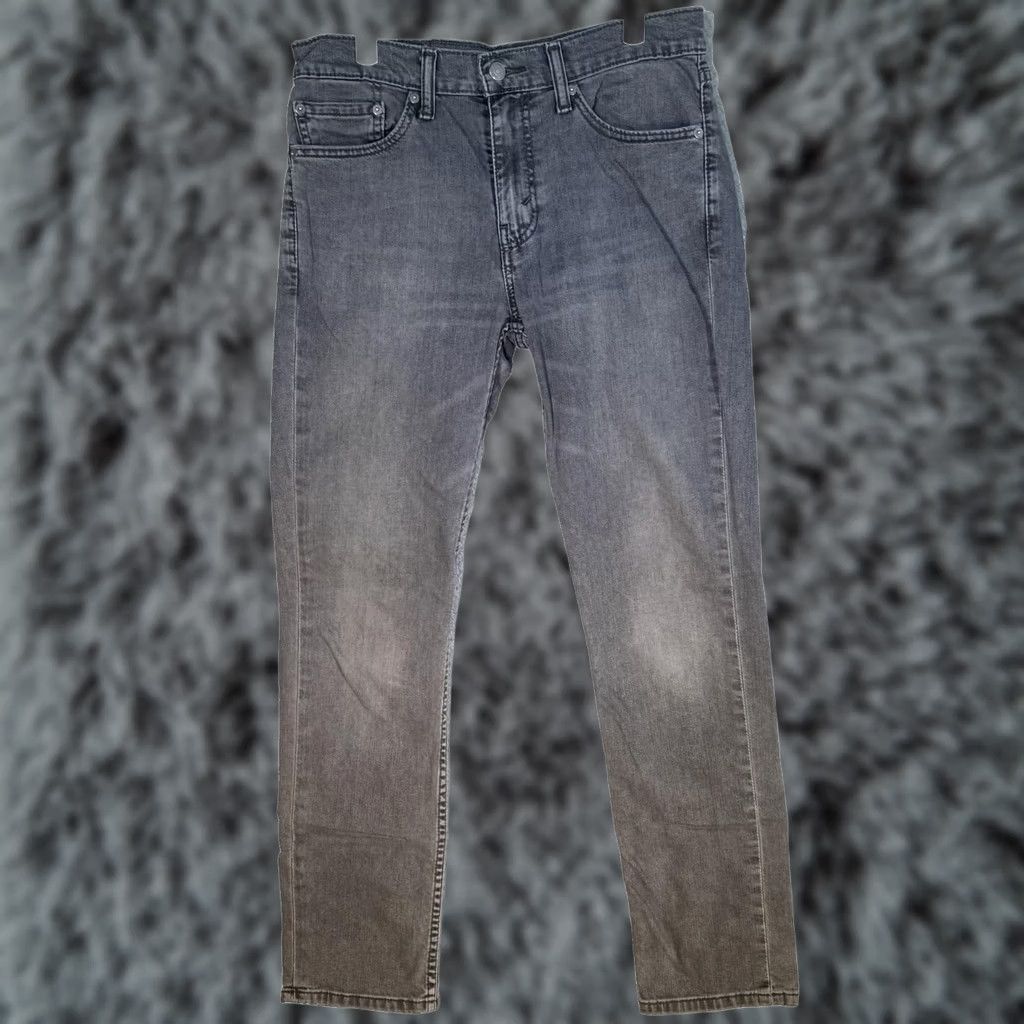 Levi's VINTAGE Levis 511 Jeans Mens 32x32 Gray Slim Fit Stretch Denim Tapered Whiskered Zip Fly Size US 32 / EU 48 - 1 Thumbnail