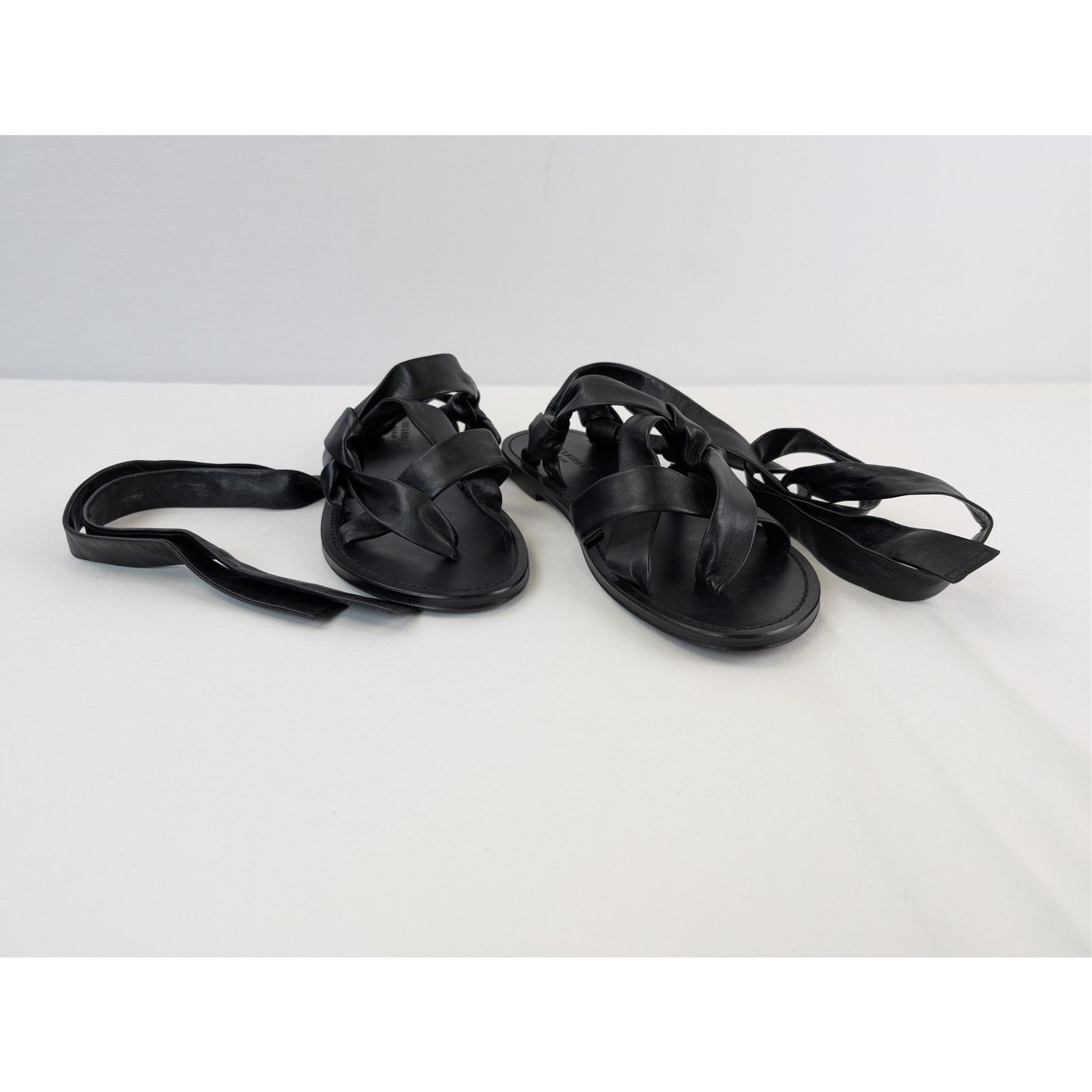 Saint Laurent Paris o1rshd1 Nolan Sandal in Nero Size US 12 / EU 45 - 4 Thumbnail