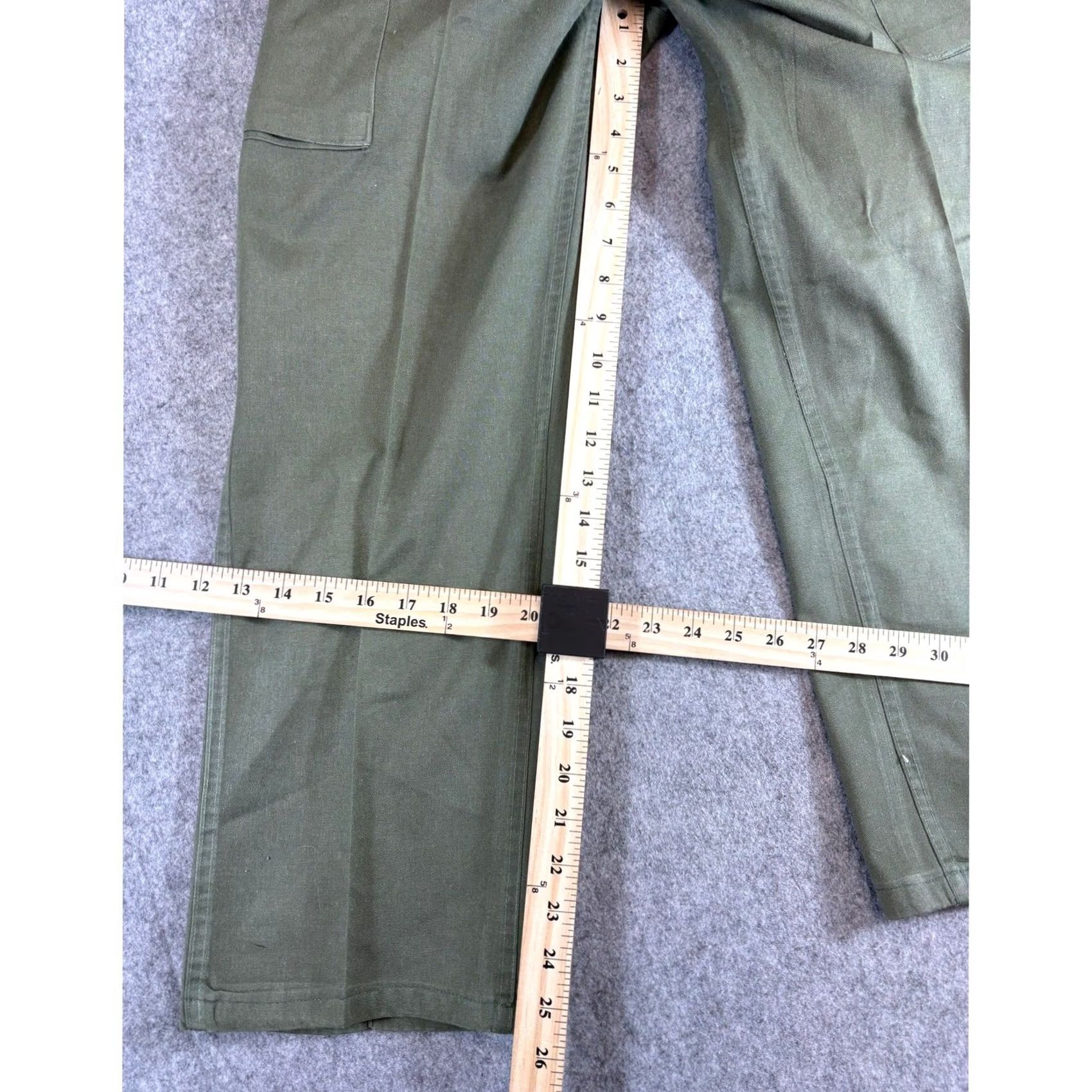 Vintage VINTAGE M-47 Cargo Pants Mens 26 Green Baggy Combat Utility Military Hat? Size US 26 / EU 42 - 4 Thumbnail