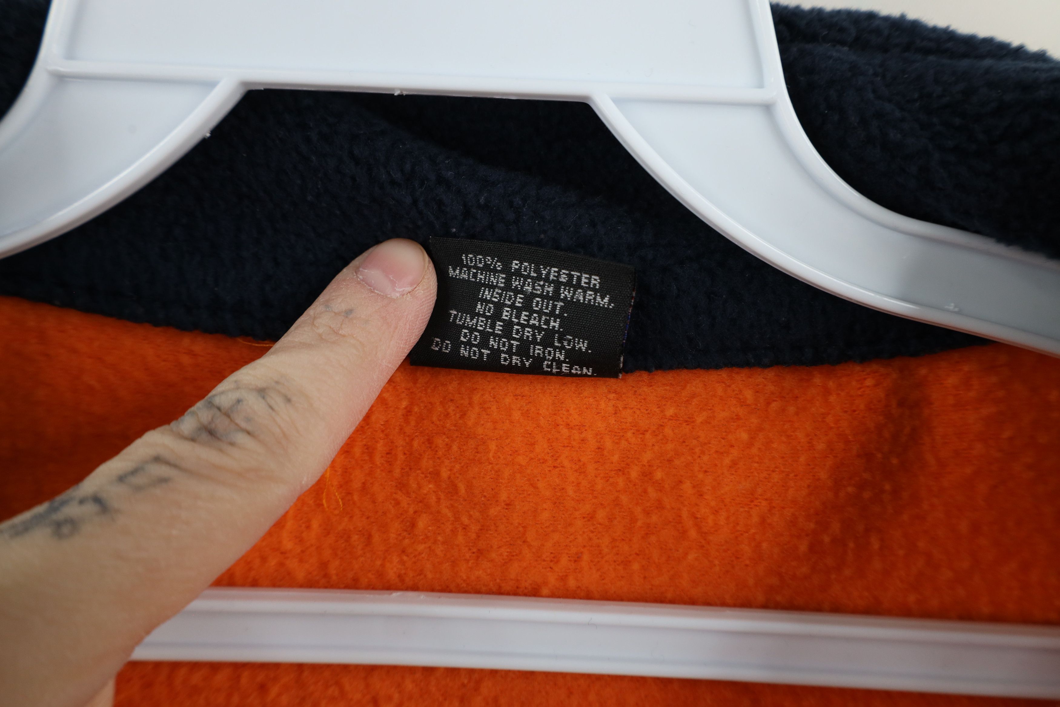 Vintage Vintage 90s Syracuse University Full Zip Fleece Jacket USA Size US L / EU 52-54 / 3 - 10 Thumbnail