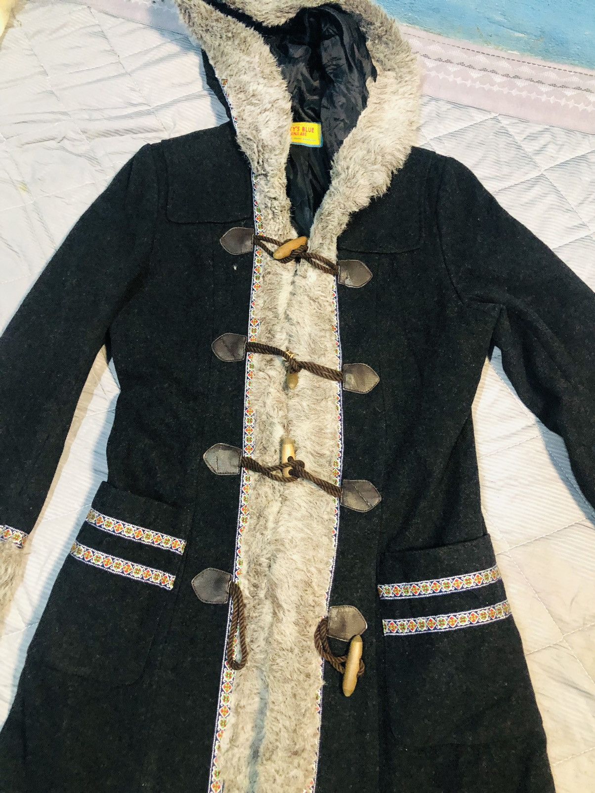 Japanese Brand Betty’s Blue By Shinji Abe Long Fur Coat (23) Size US L / EU 52-54 / 3 - 3 Thumbnail