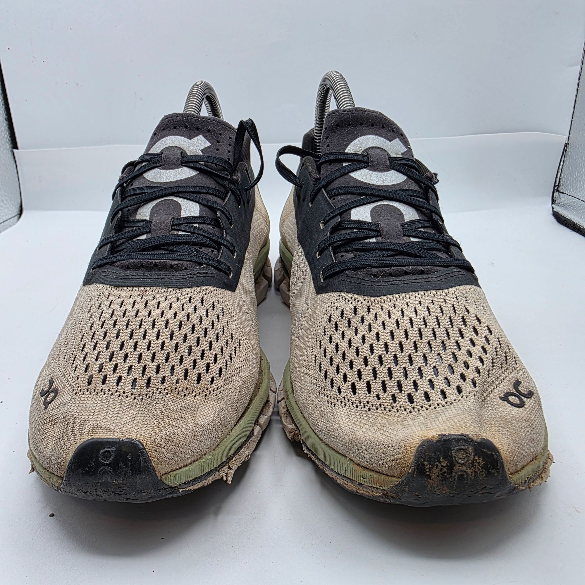 On On Running Cloudboom Mens Size 8 Gray Green Athletic Running Size US 8 / EU 41 - 11 Thumbnail