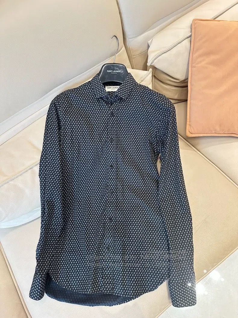 Saint Laurent Paris Saint Laurent Paris size 36 Small Polka Dot Shirt Size S / US 4 / IT 40 - 1 Thumbnail