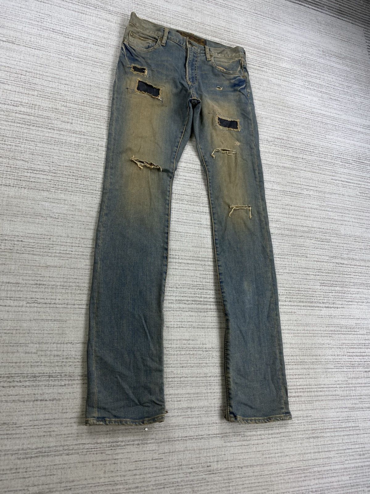 GOA Vintage GOA Distressed Denim Punk Jeans Size US 29 - 3 Thumbnail