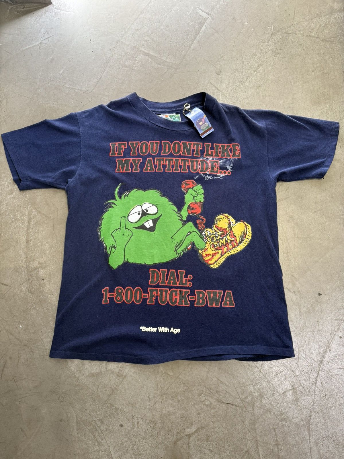 Better With Age Better With Age Dickhead Tee Blue/Multi Size US L / EU 52-54 / 3 - 1 Thumbnail