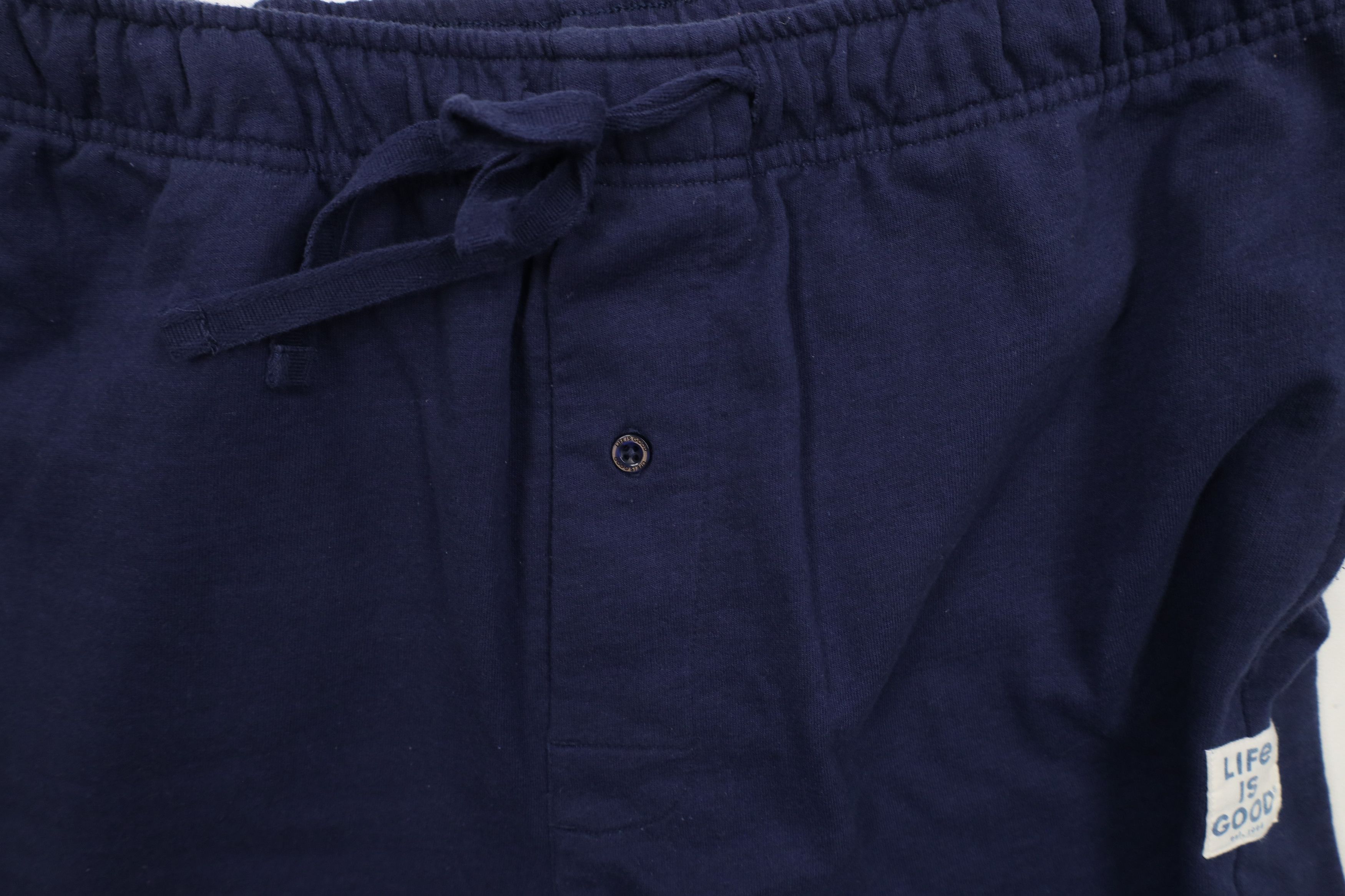 Life is Good × Vintage Life Is Good Spell Out Flannel Pajama Sweatpants Pants Blue Size US 36 / EU 52 - 6 Thumbnail