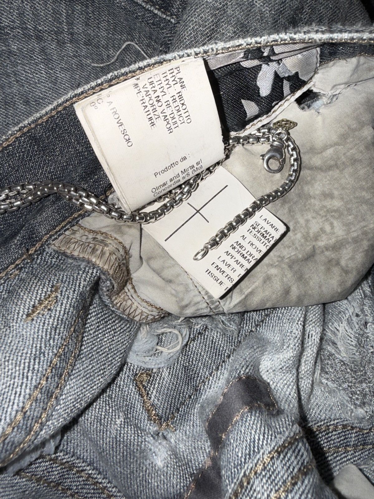 Rick Owens Rick Owen’s FW07 “Exploder” Dark Dust Bootcut Detroit Denim Size US 32 / EU 48 - 5 Thumbnail
