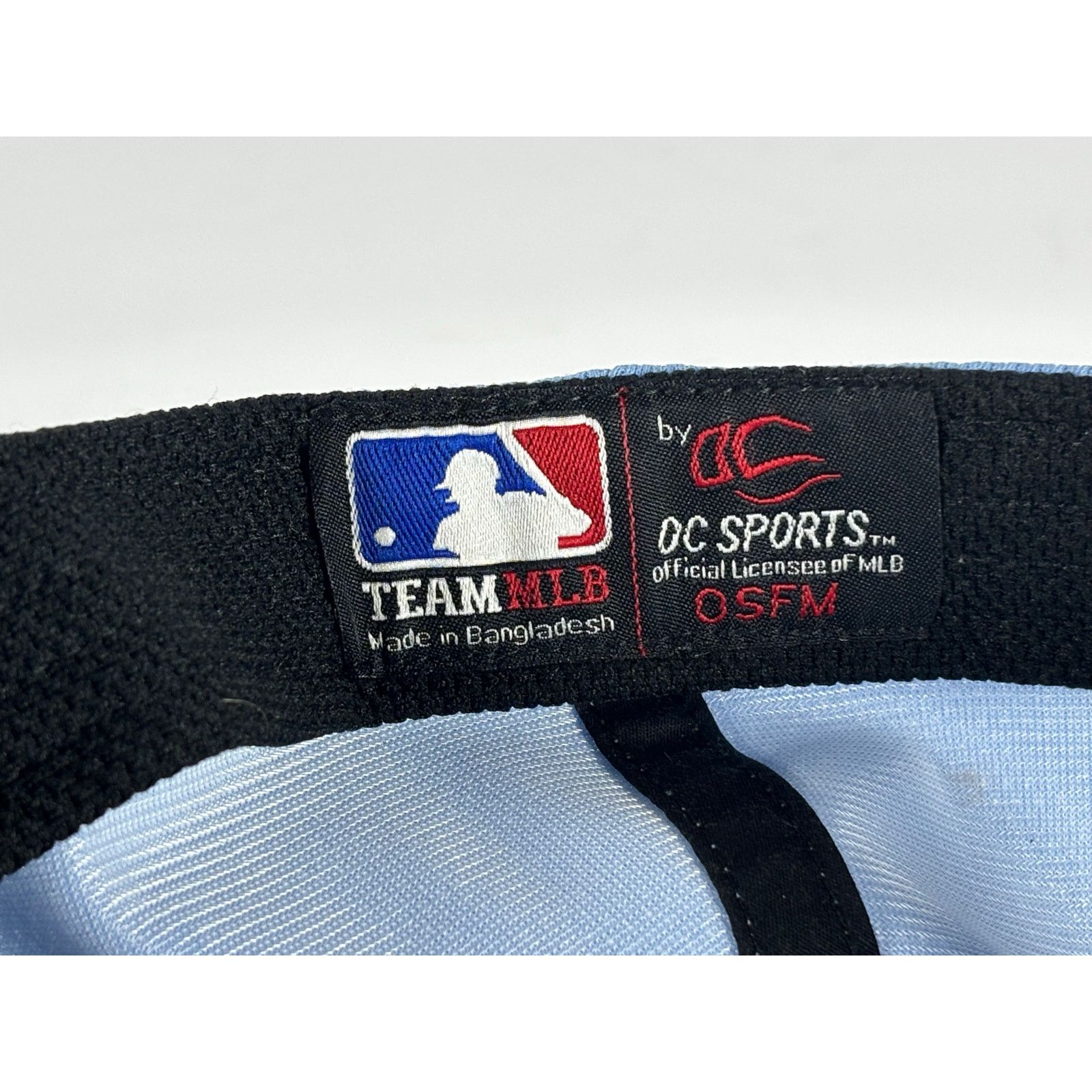 The Unbranded Brand Chicago Cubs Light Blue Adjustable Hat Team MLB OC Sports Size ONE SIZE - 6 Thumbnail