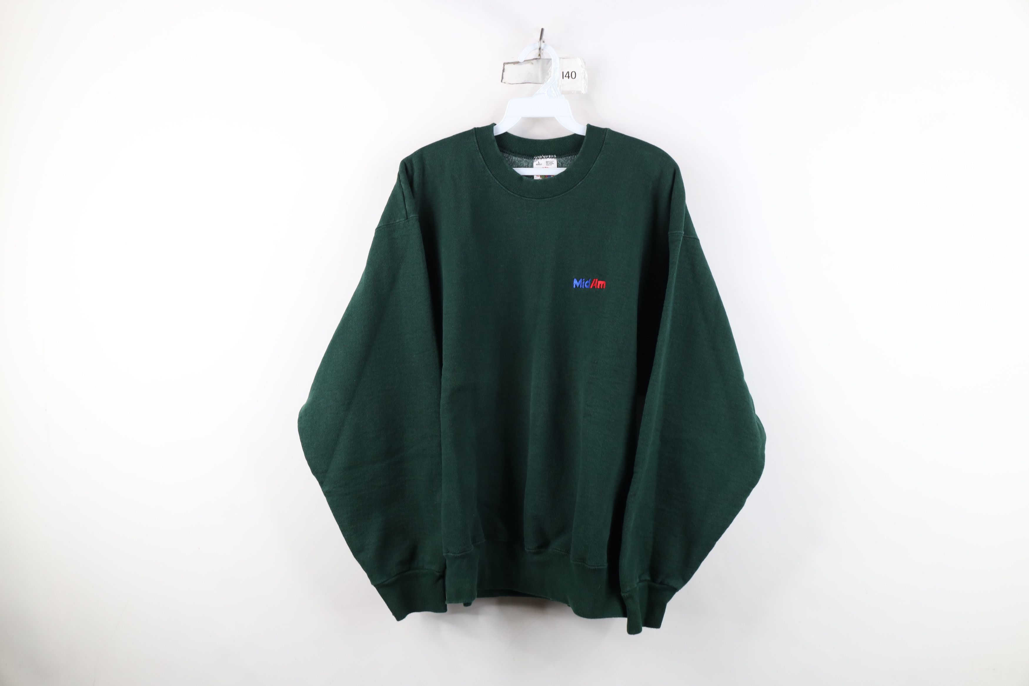 Vintage Vintage 90s Heavy Mid Am Building Supplies Sweatshirt USA Size US L / EU 52-54 / 3 - 1 Thumbnail