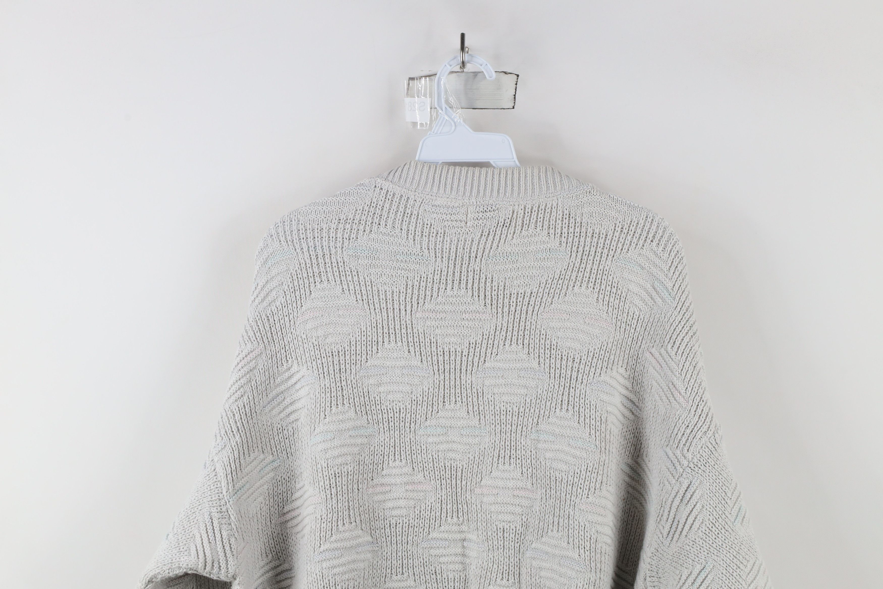 Vintage Vintage 90s Streetwear Ribbed Knit Crewneck Sweater USA Size US L / EU 52-54 / 3 - 8 Thumbnail