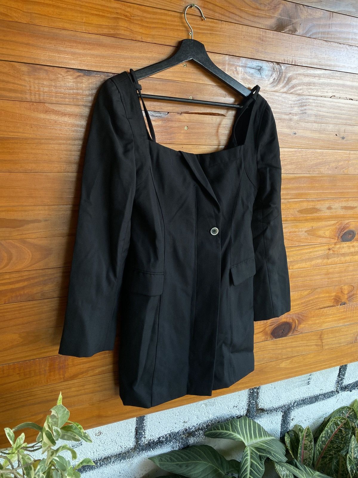 Jacquemus Jacquemus La Montagne Black Tailored Wool Jacket Top Size S / US 4 / IT 40 - 7 Thumbnail