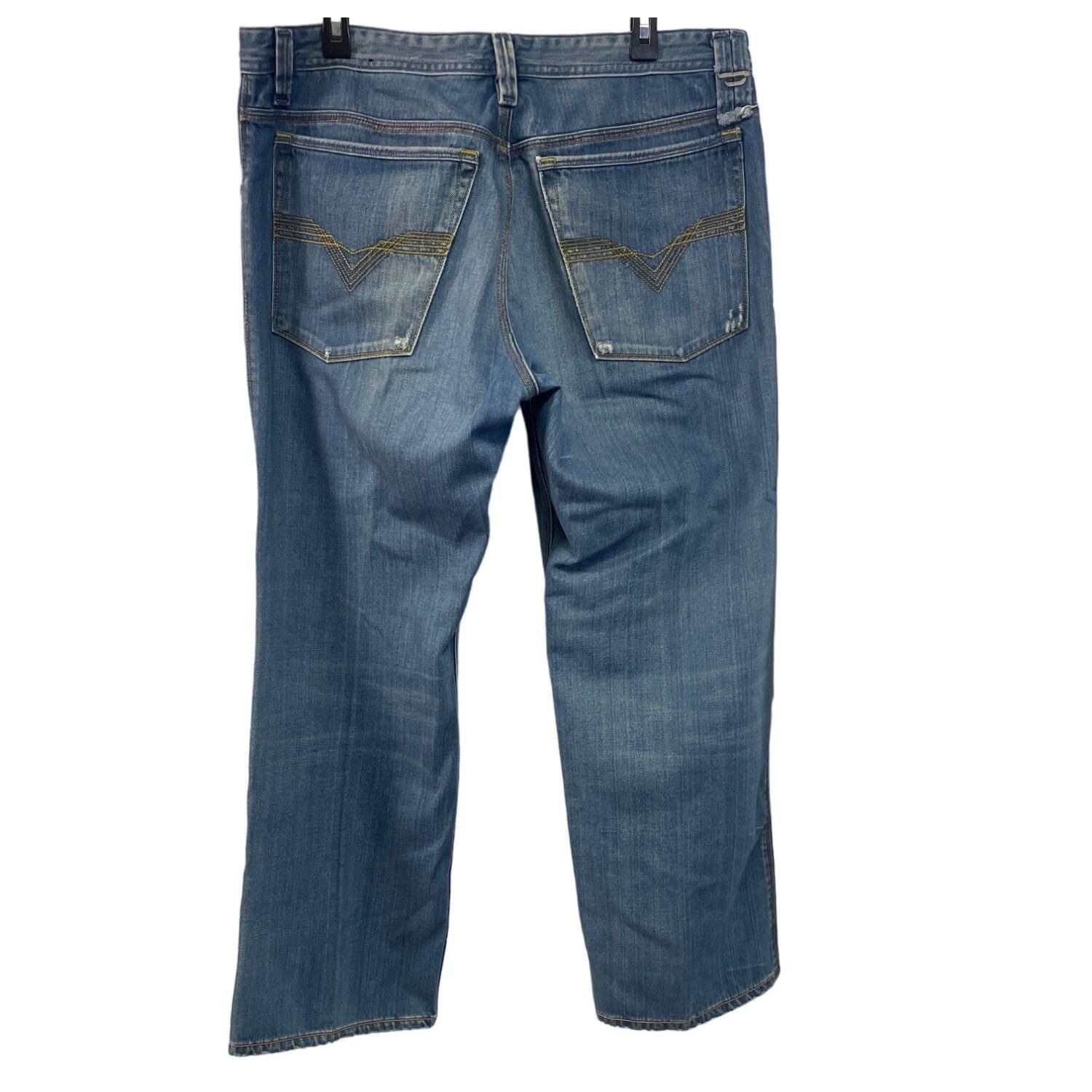 Diesel Diesel Men's Blue Button Fly washed Jeans size 36 x 29 SKU : Size US 36 / EU 52 - 2 Thumbnail