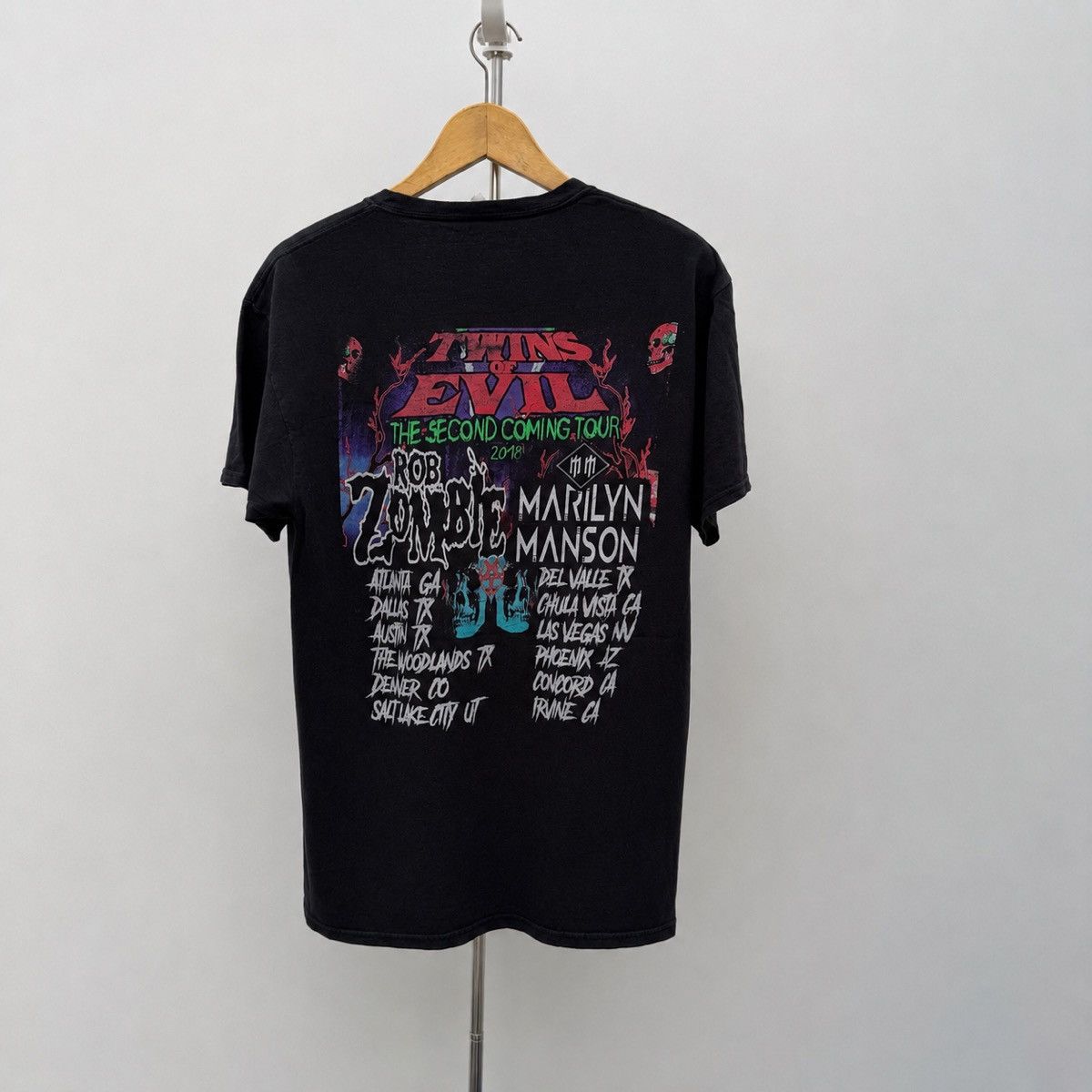 Band Tees Rob Zombie x Marilyn Manson Twins of Evil Second Coming Tour Size US L / EU 52-54 / 3 - 4 Thumbnail