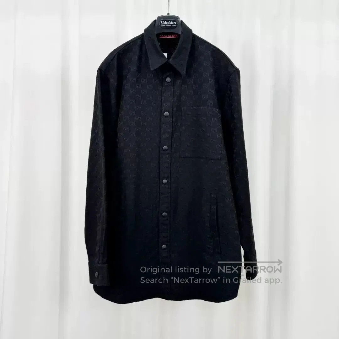 Gucci gucci printed denim shirt jacket size 48. Size US L / EU 52-54 / 3 - 1 Thumbnail