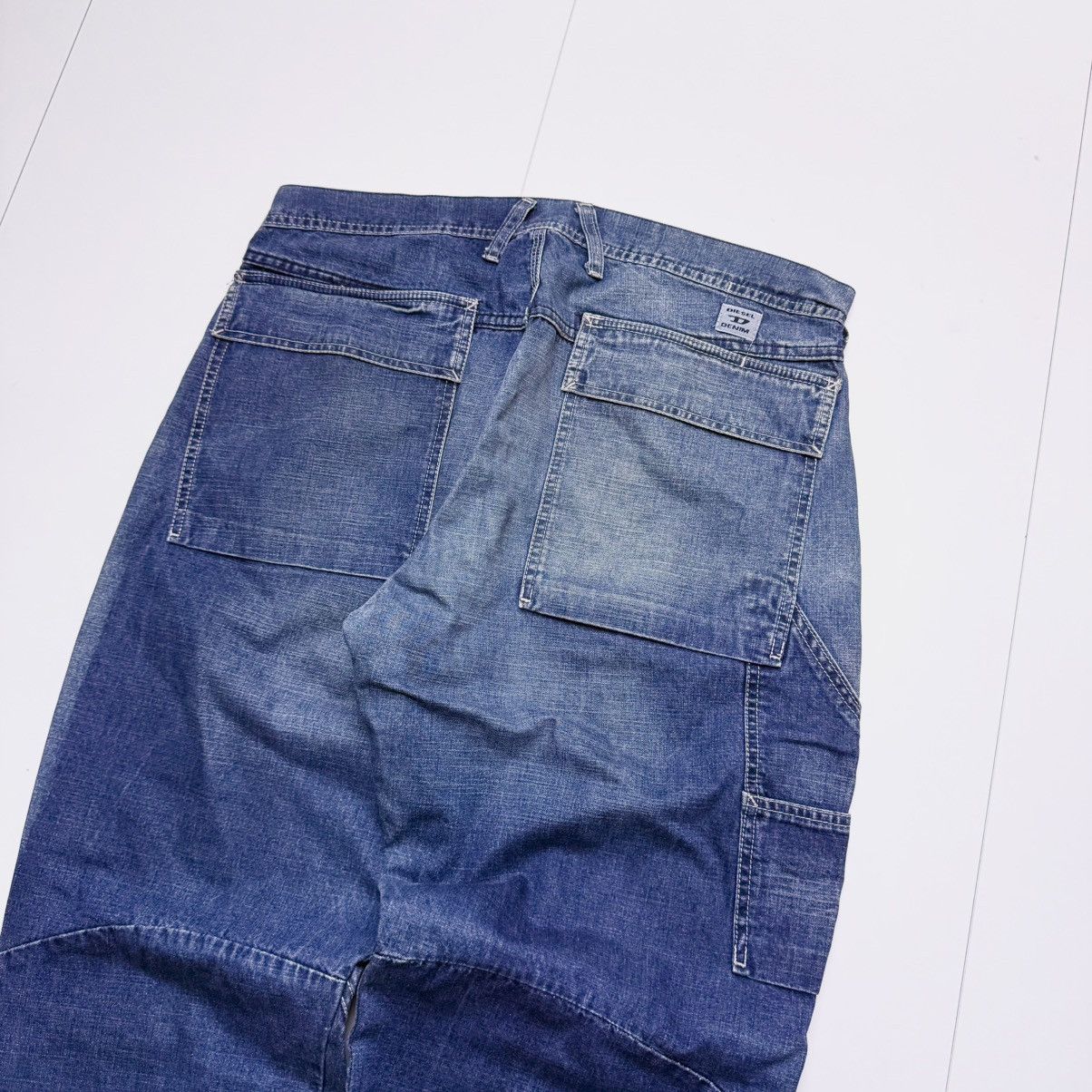 Diesel Vintage diesel carpenter work denim jeans Size US 33 - 3 Thumbnail